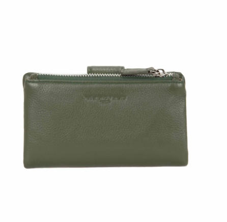 PELLETTERIA VENETA PFV0018 – Portafoglio Donna in Vera Pelle con Porta Carte Rimovibile ROSSO