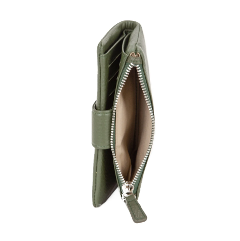 PELLETTERIA VENETA PFV0018 – Portafoglio Donna in Vera Pelle con Porta Carte Rimovibile ROSSO