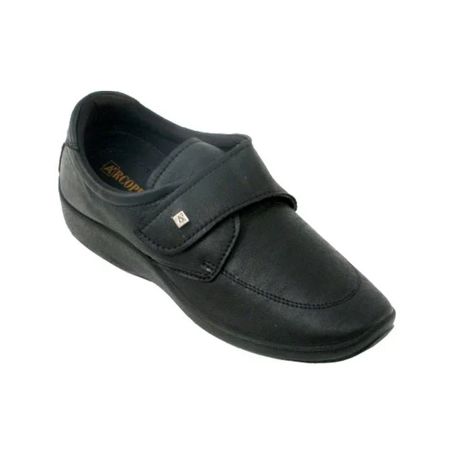 ARCOPEDICO 4626 REPOVESI J67 SCARPA DONNA ELASTICIZZATA NERA