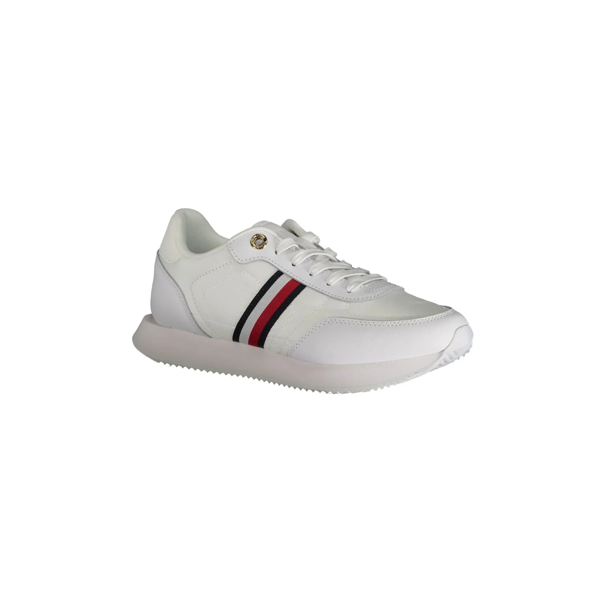 TOMMY HILFIGER Calzatura Sportiva Donna Bianca con Dettagli a Contrasto