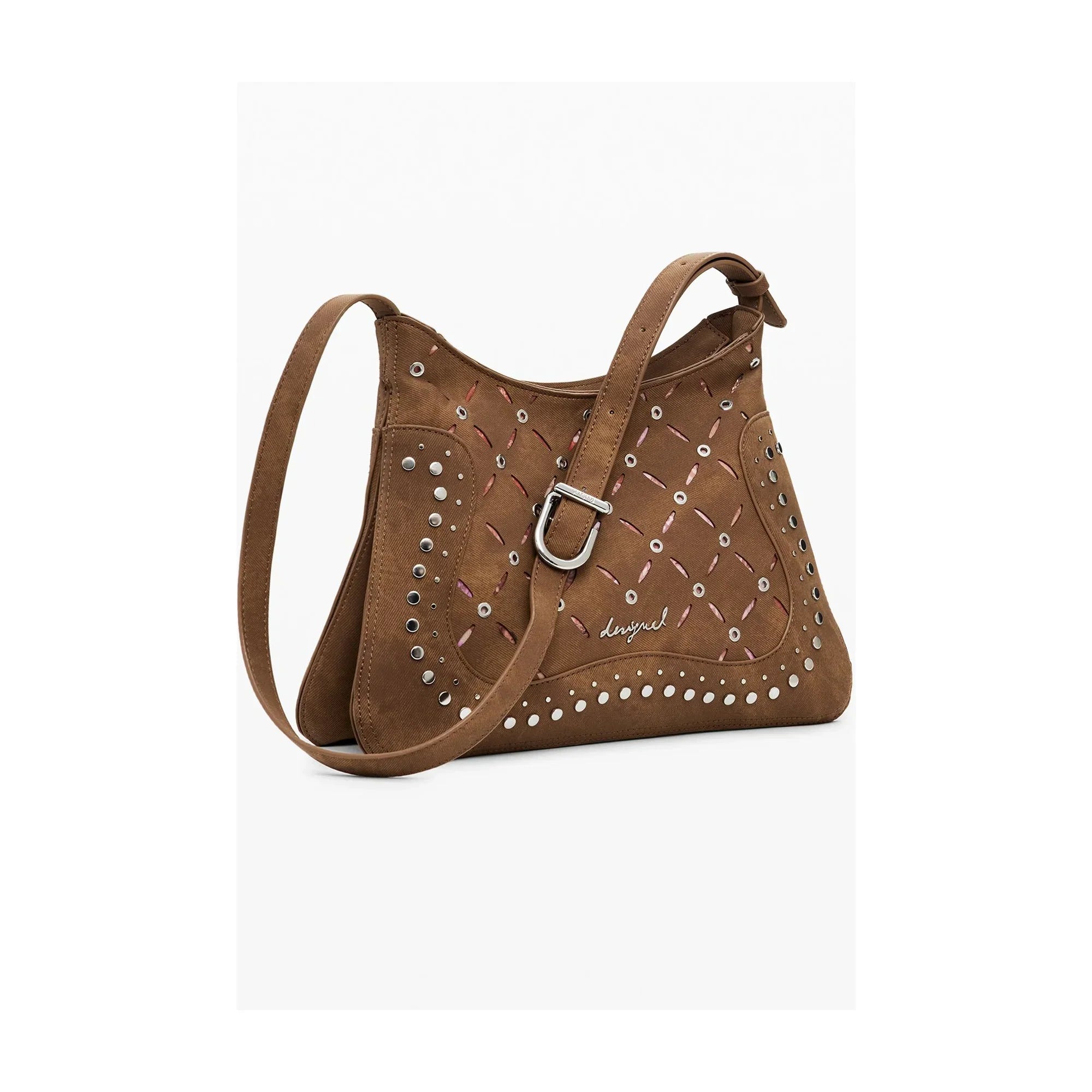 DESIGUAL Borsa Donna a Tracolla Yankee Manaos con Borchie
