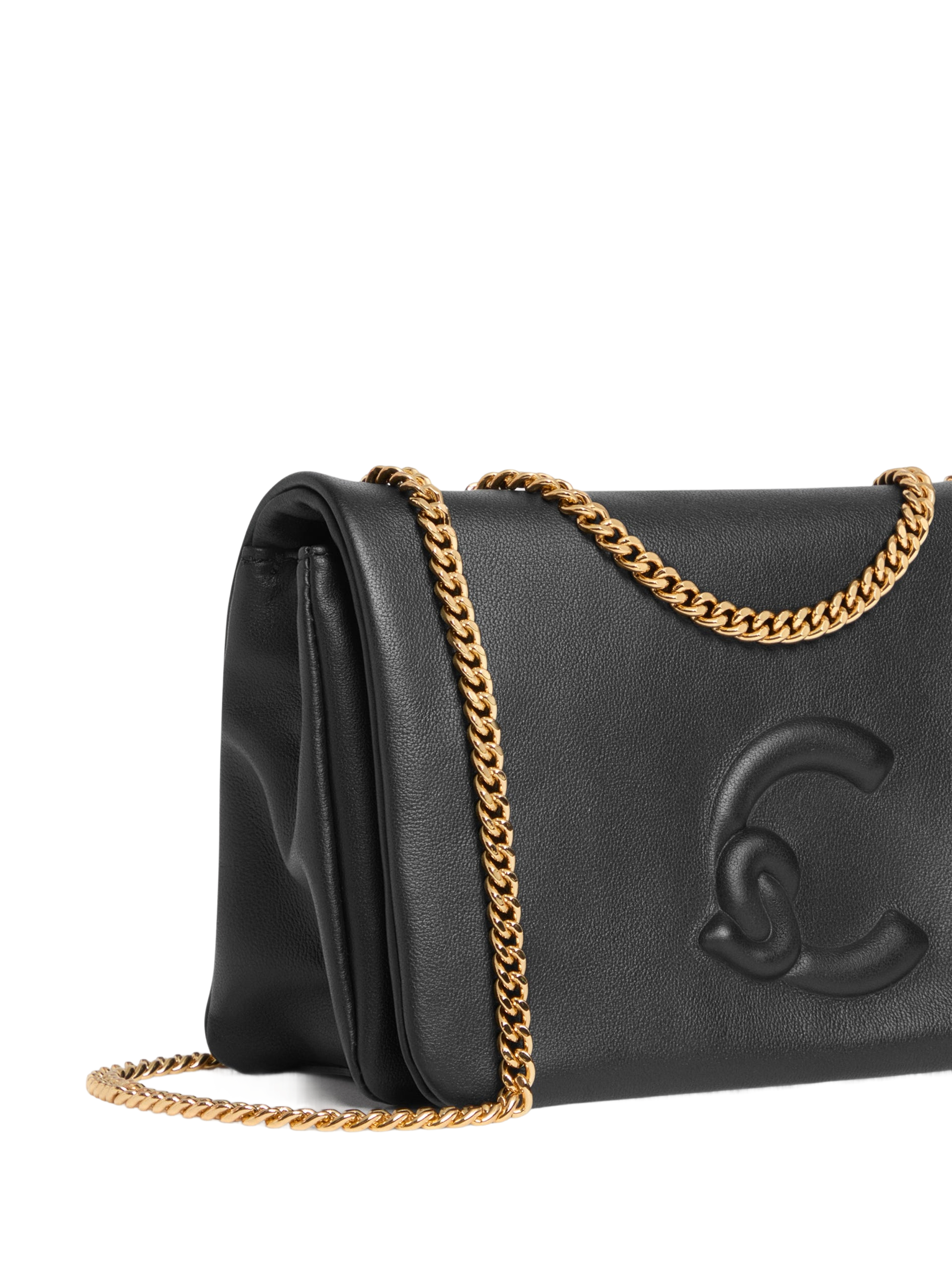 COCCINELLE Borsa Donna a Spalla Nera, In Vera Pelle, Dulse