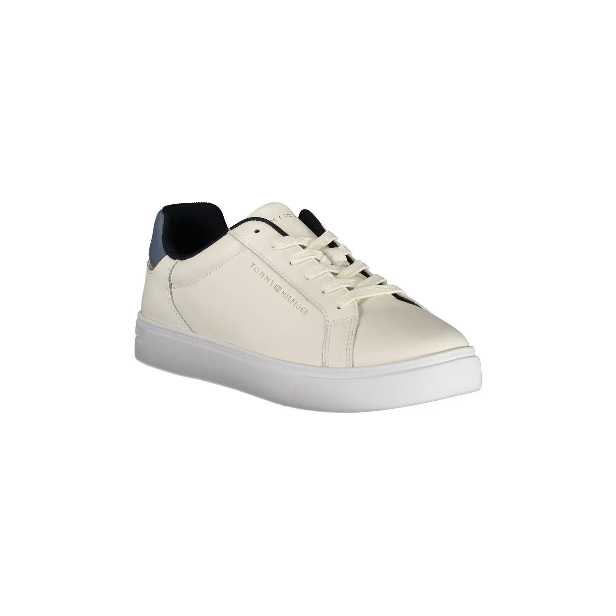 Tommy Hilfiger Calzatura Sportiva Donna Beige con Dettagli Blu