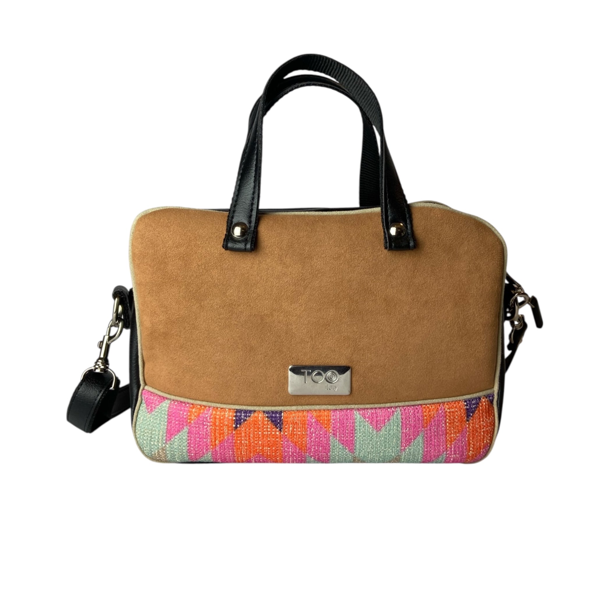 Camera Bag Geometrica - Borsa donna a mano e tracolla