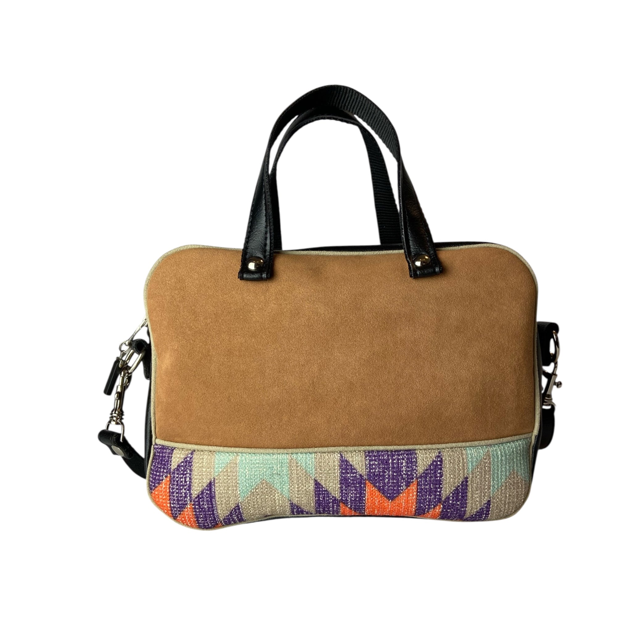 Camera Bag Geometrica - Borsa donna a mano e tracolla