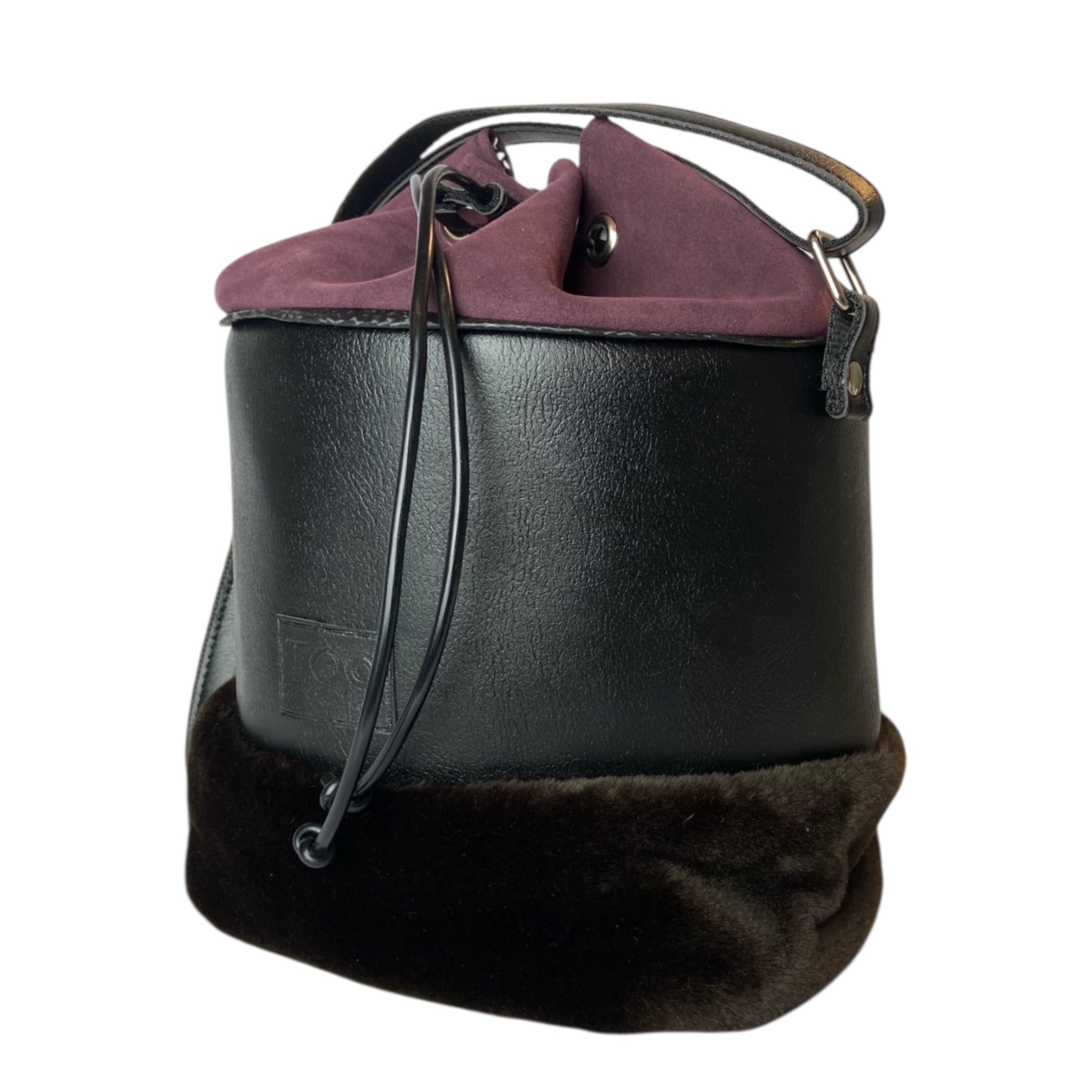 Secchiello Noir Bordeaux - Borsa donna a tracolla