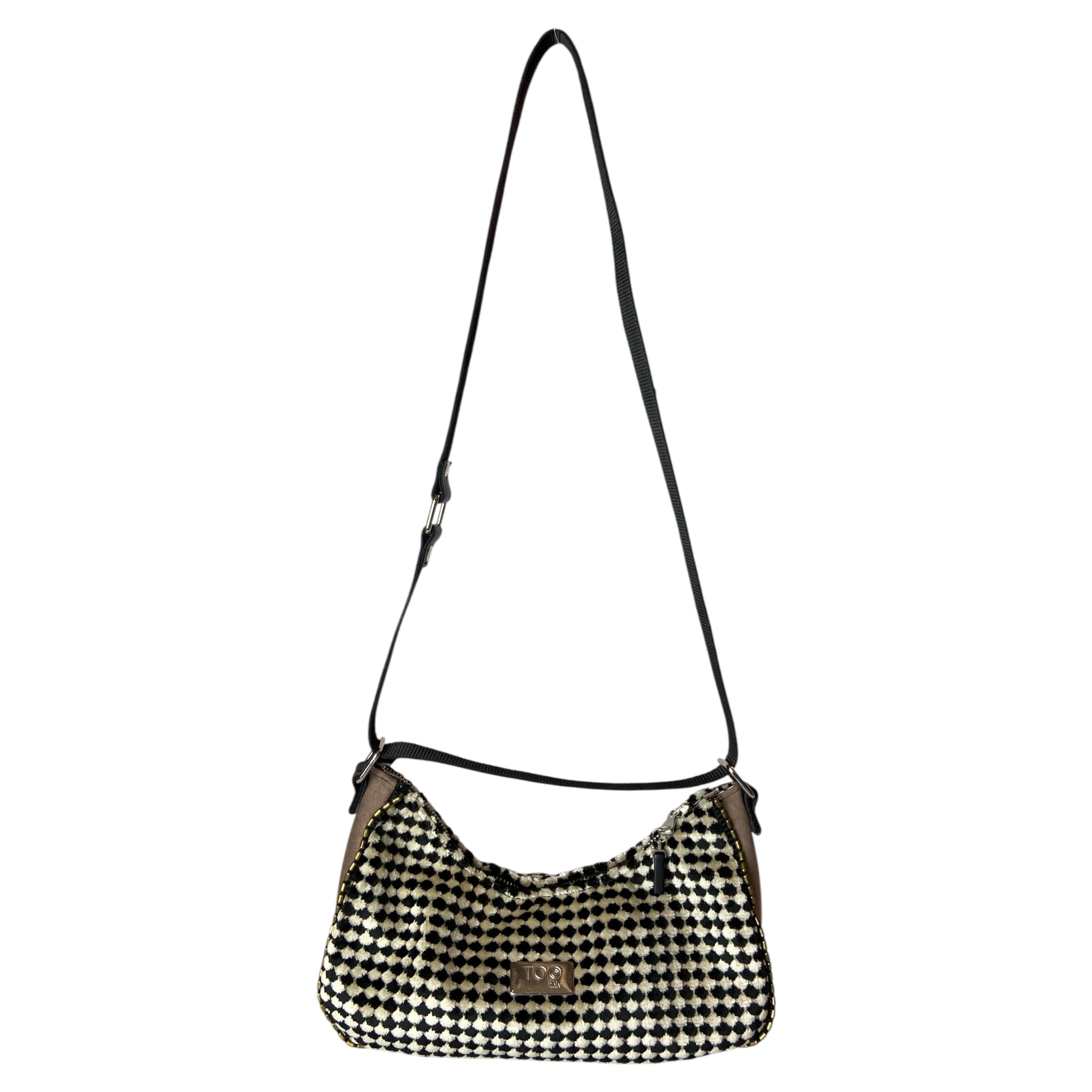 Vivienne Optical Black - Borsa donna a spalla