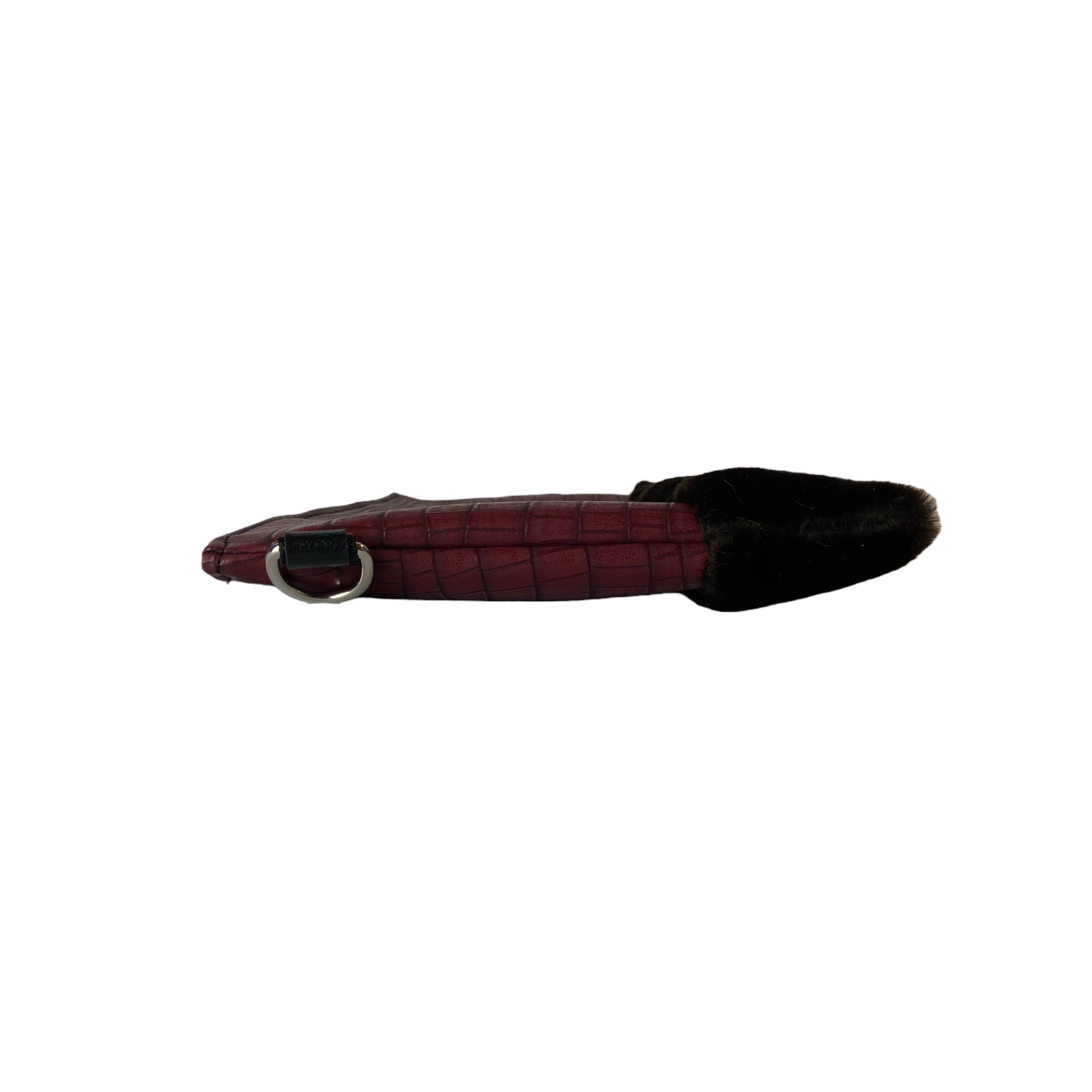 Tracollina Bordeaux & Black - Pochette donna a mano e tracolla