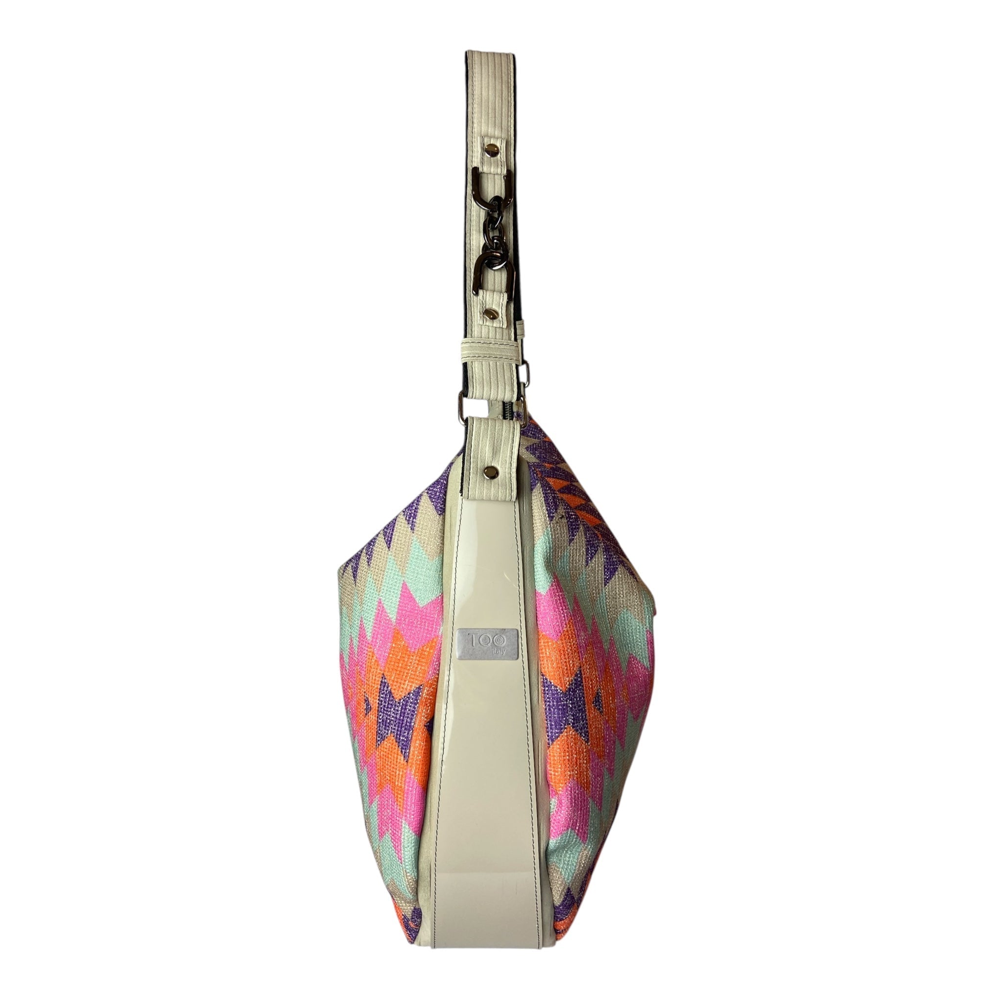 Hobo Trapezio Geometrica Multicolor - Borsa donna a spalla