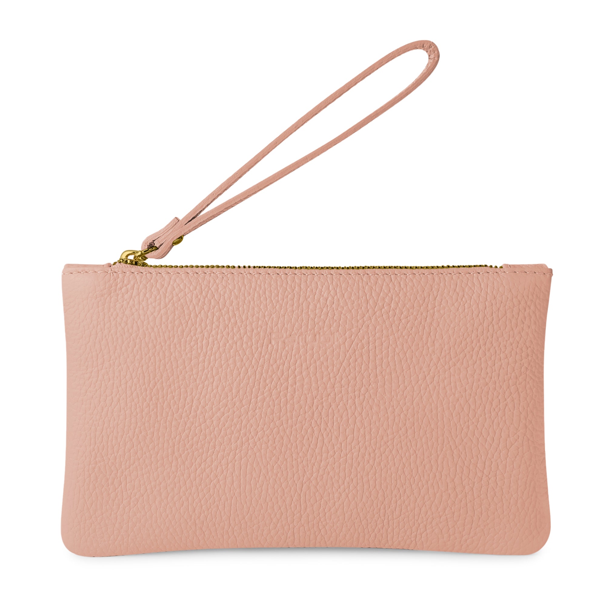 Pochette Donna a Mano, In Vera Pelle, Made in Italy, Modello Aura