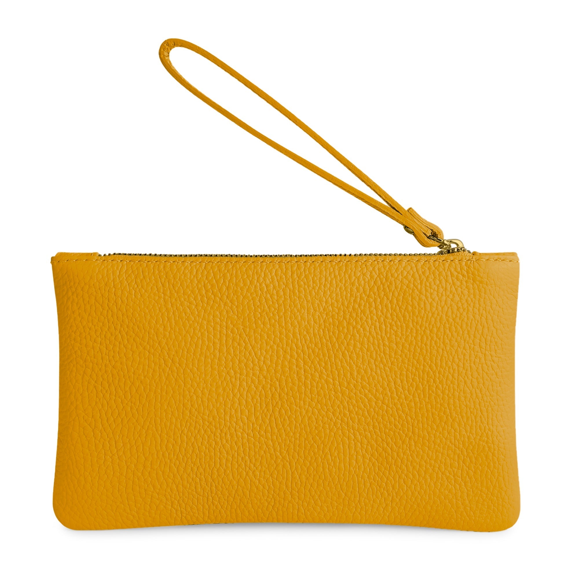 Pochette Donna a Mano, In Vera Pelle, Made in Italy, Modello Aura