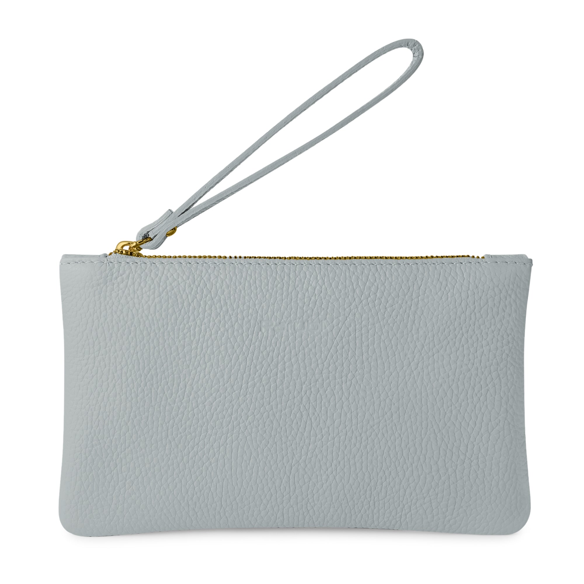 Pochette Donna a Mano, In Vera Pelle, Made in Italy, Modello Aura