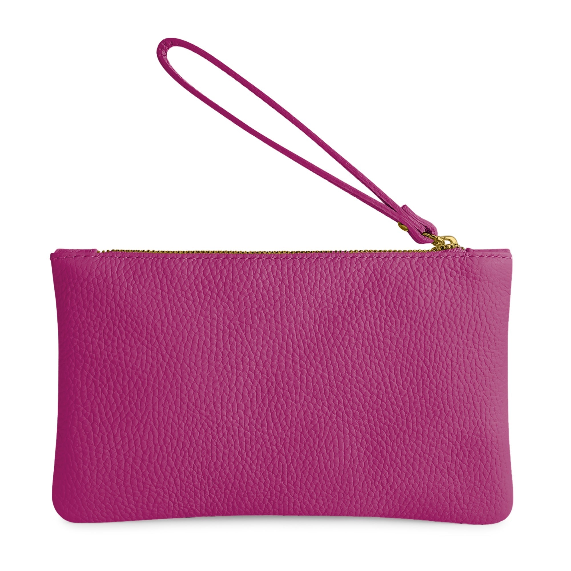 Pochette Donna a Mano, In Vera Pelle, Made in Italy, Modello Aura