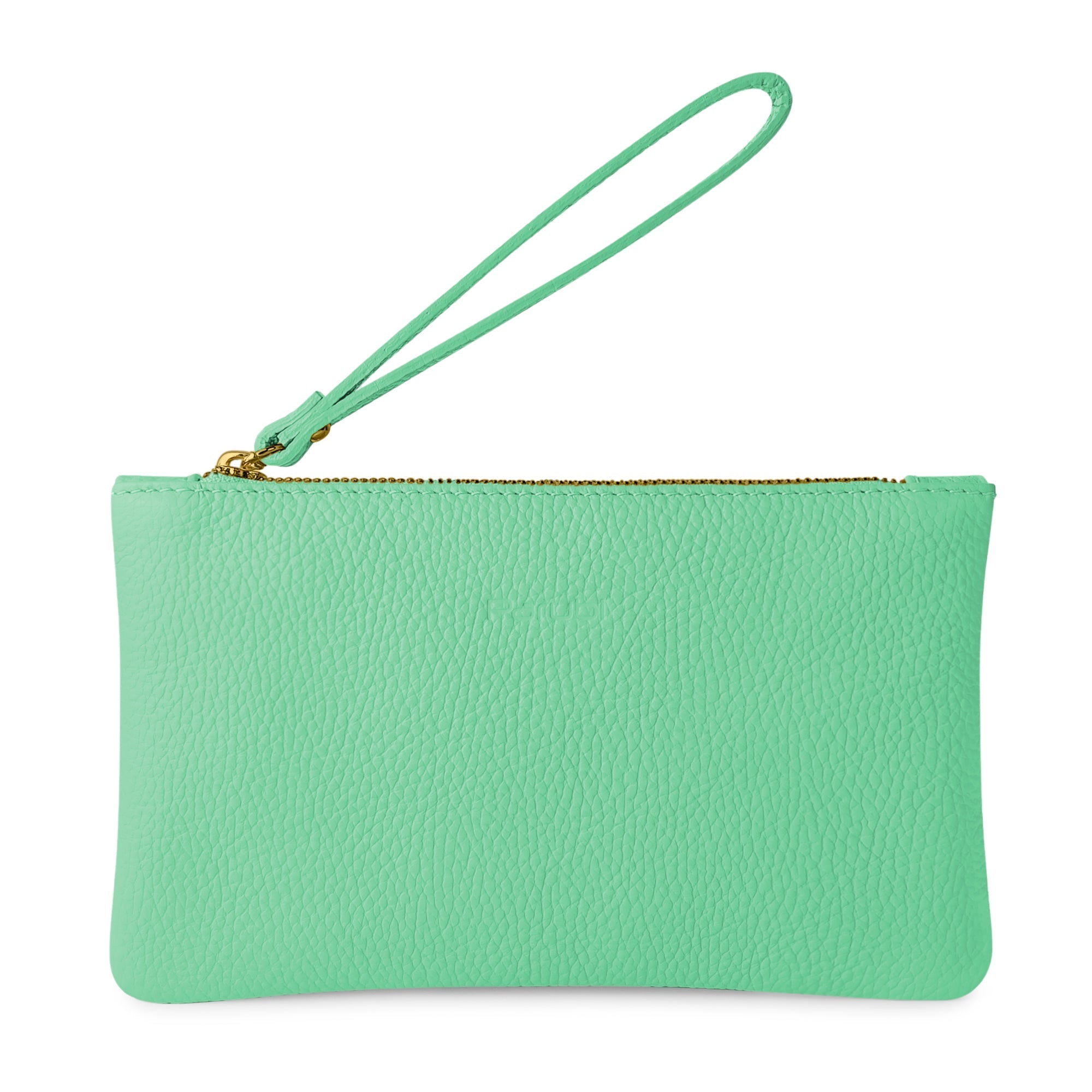 Pochette Donna a Mano, In Vera Pelle, Made in Italy, Modello Aura