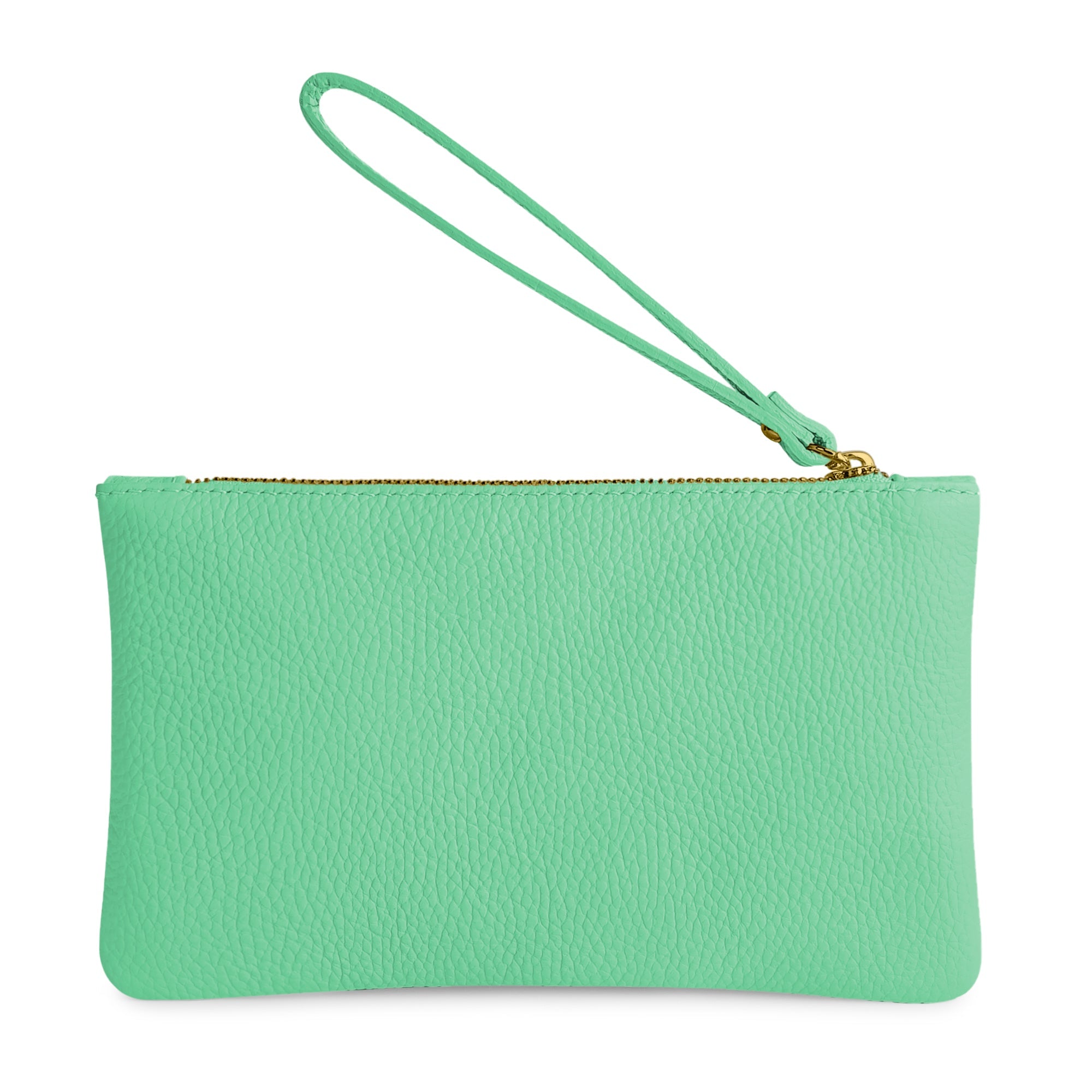 Pochette Donna a Mano, In Vera Pelle, Made in Italy, Modello Aura