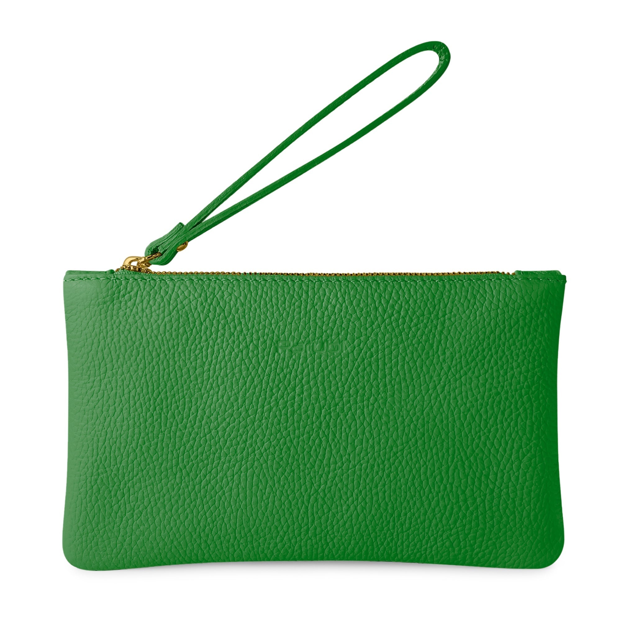 Pochette Donna a Mano, In Vera Pelle, Made in Italy, Modello Aura