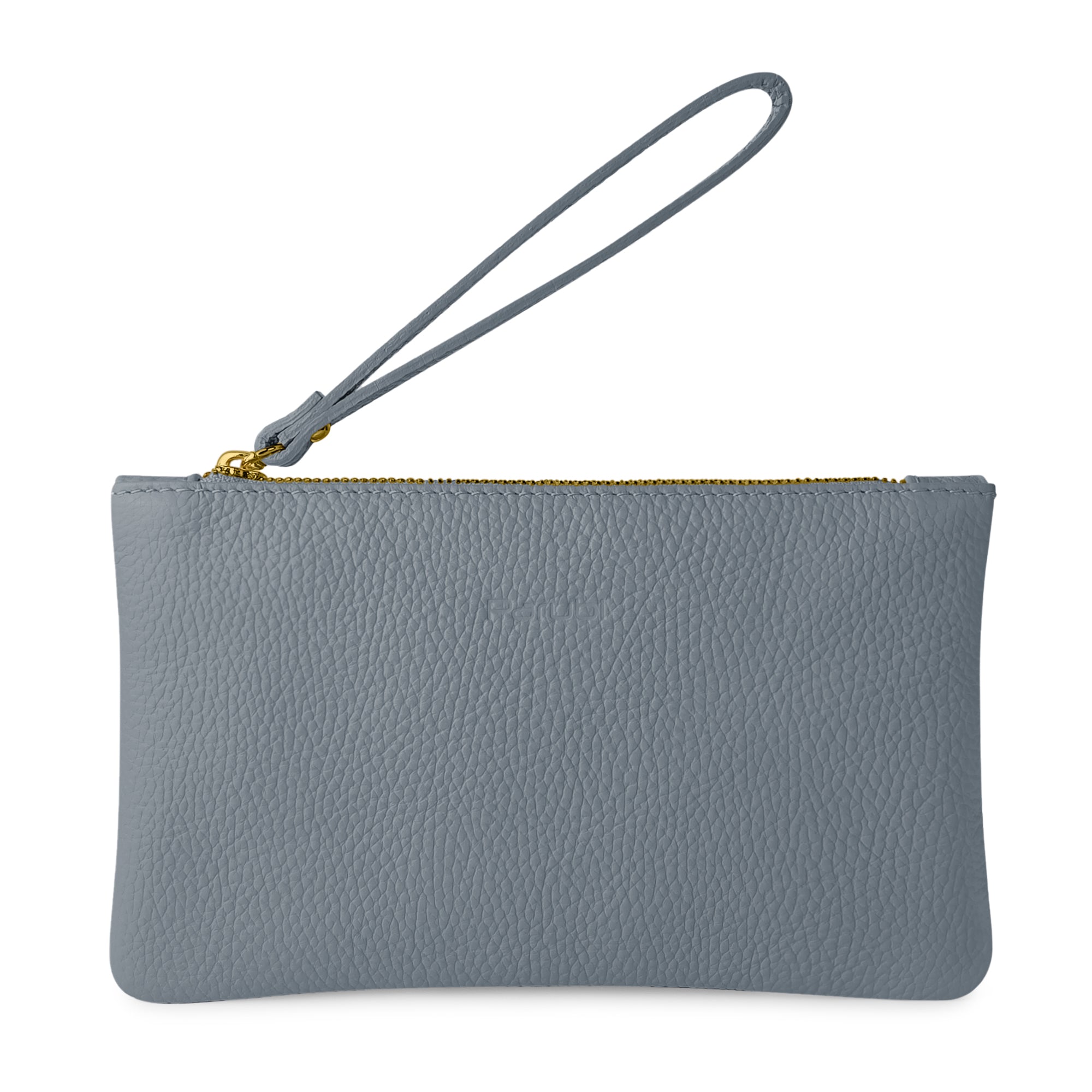 Pochette Donna a Mano, In Vera Pelle, Made in Italy, Modello Aura