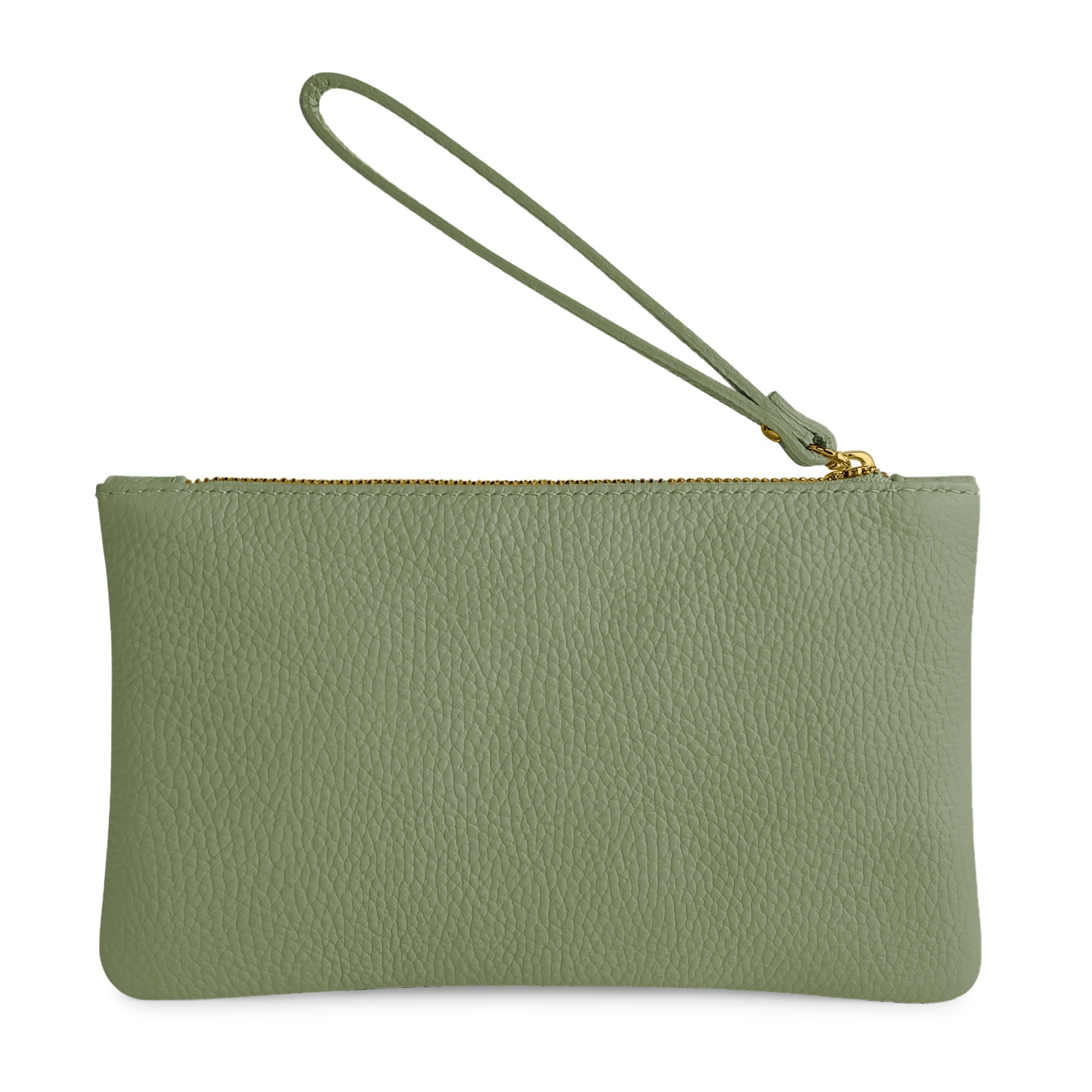 Pochette Donna a Mano, In Vera Pelle, Made in Italy, Modello Aura