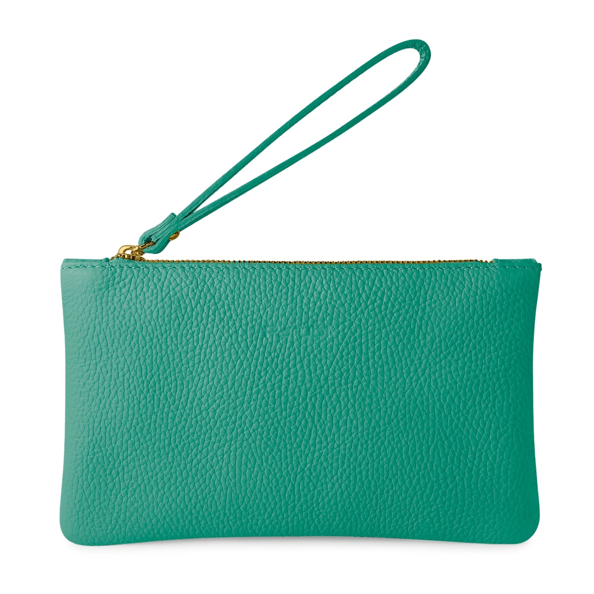 Pochette Donna a Mano, In Vera Pelle, Made in Italy, Modello Aura