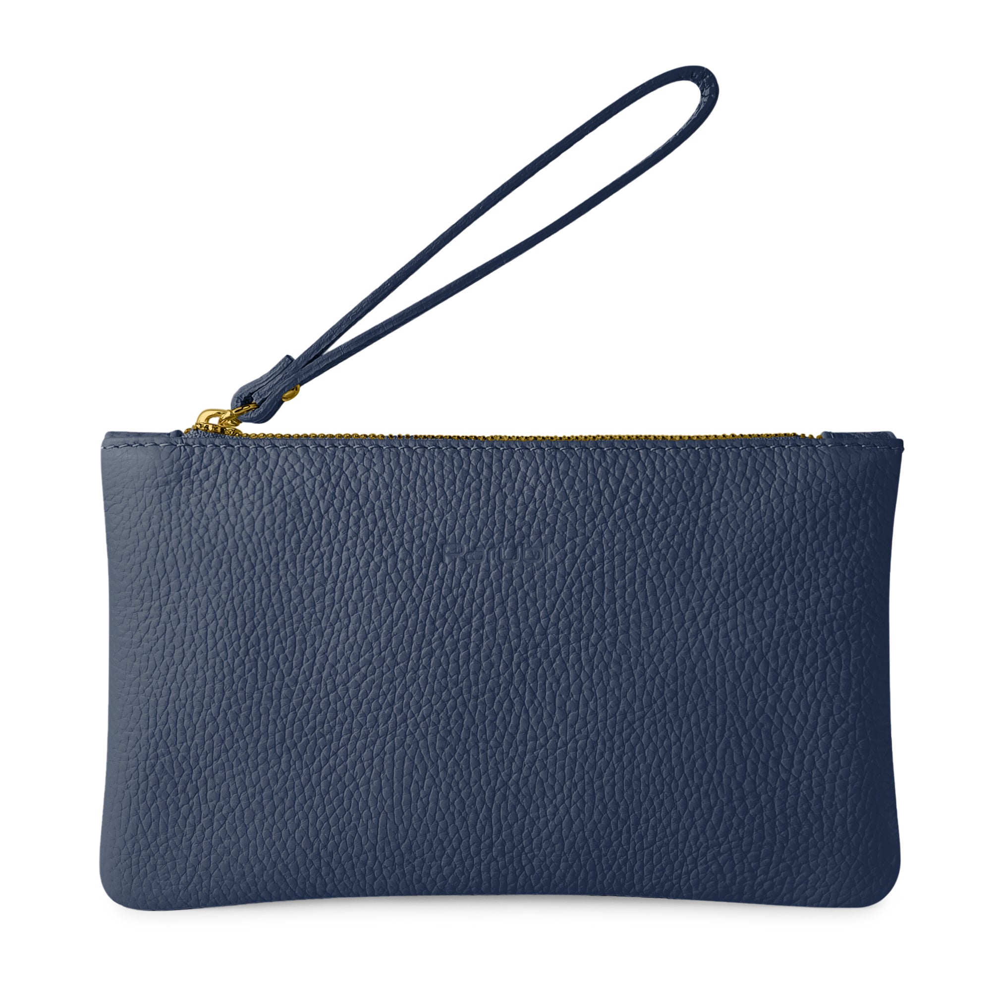 Pochette Donna a Mano, In Vera Pelle, Made in Italy, Modello Aura