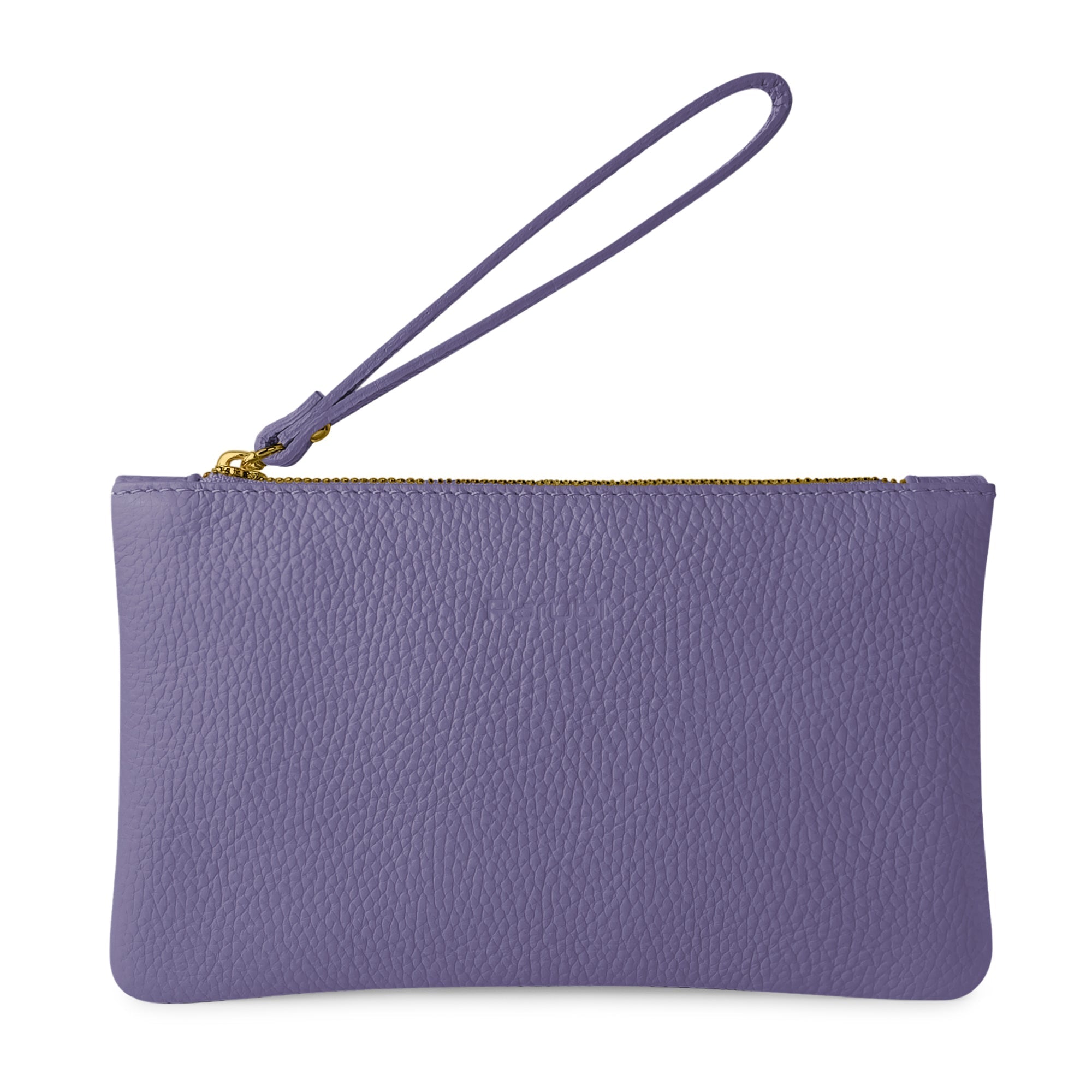 Pochette Donna a Mano, In Vera Pelle, Made in Italy, Modello Aura