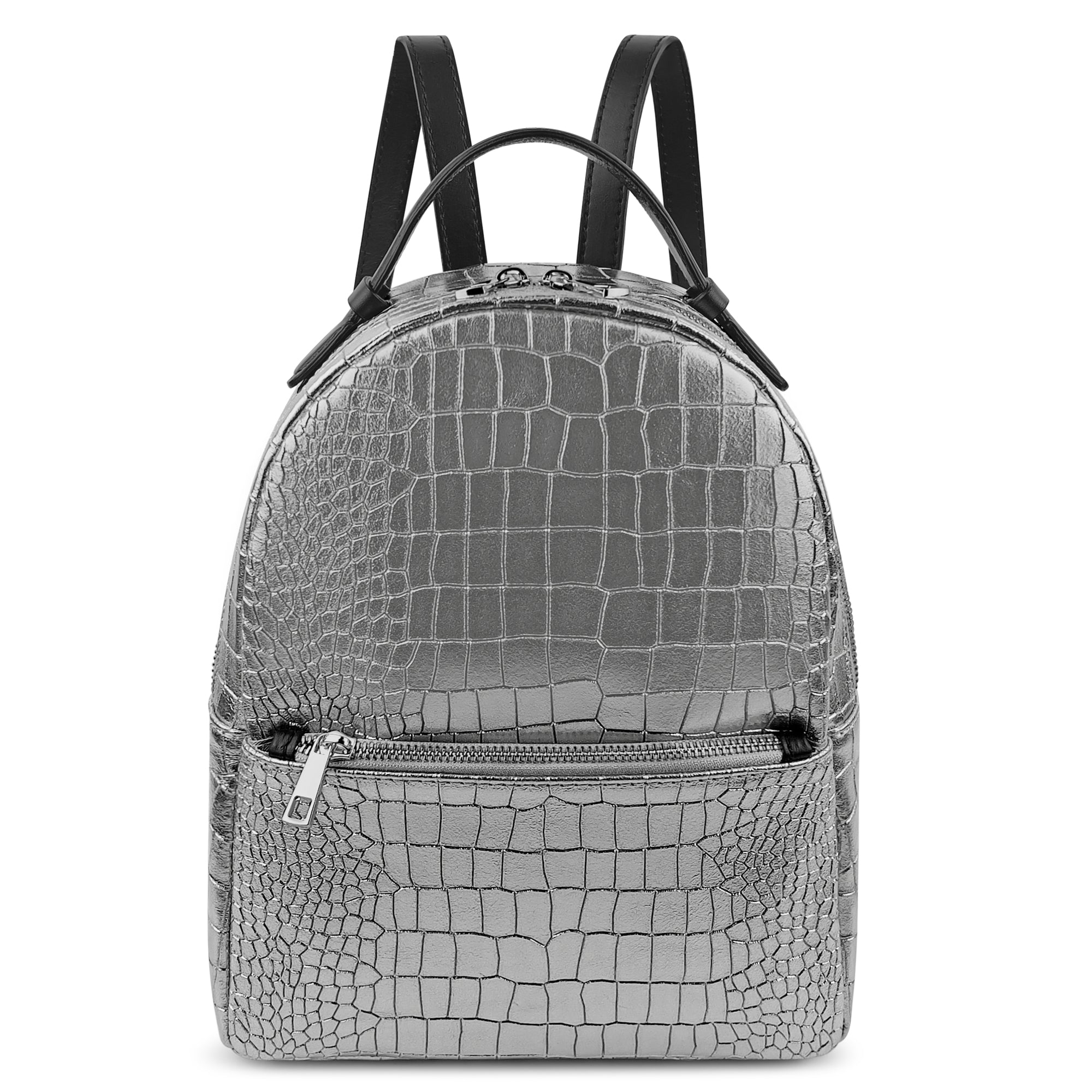 Parubi, Zaino Donna, In Vera Pelle Grana Dollaro, Made in Italy, Modello Amelia