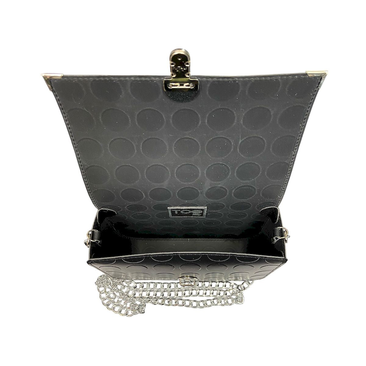Chicca Maxi Bullonato - Borsa donna a tracolla in pelle artificiale