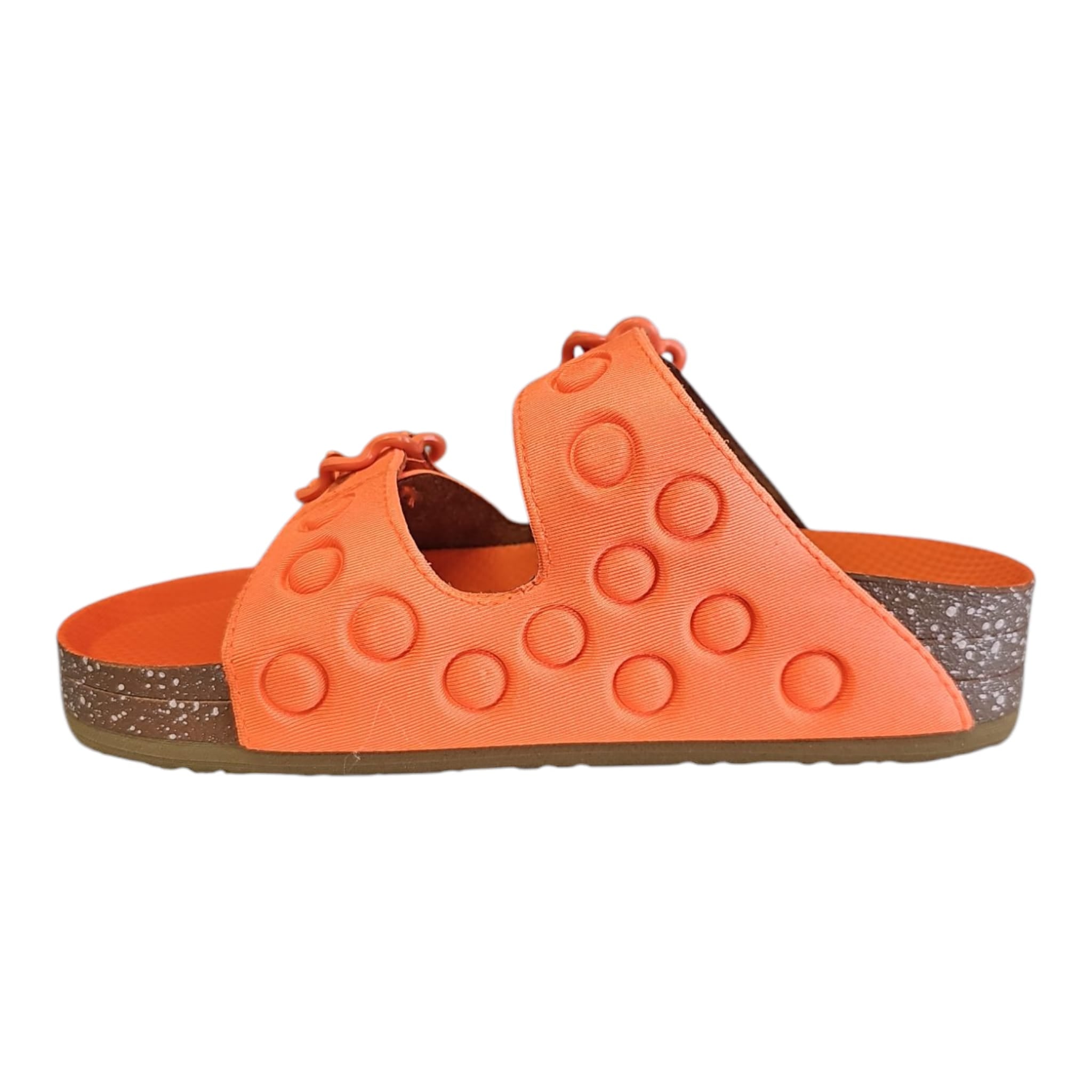 Ciabatte Sabatini donna arancio doppio velcro – Memory Foam