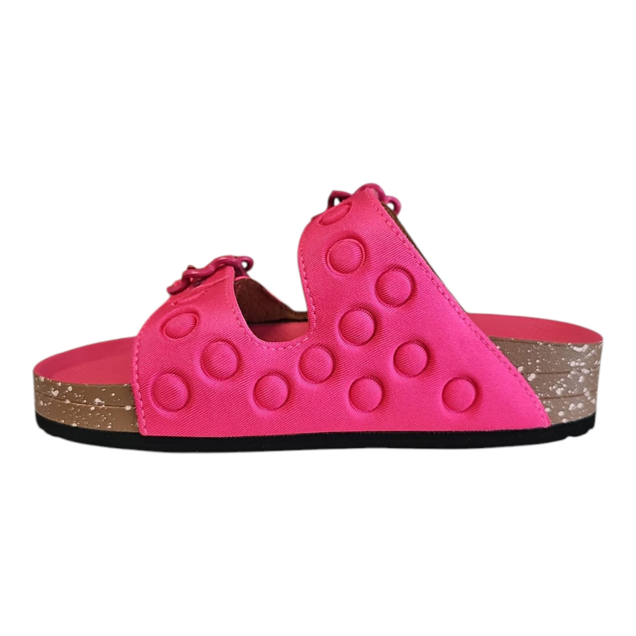 Ciabatte Sabatini donna fucsia doppio velcro – Memory Foam