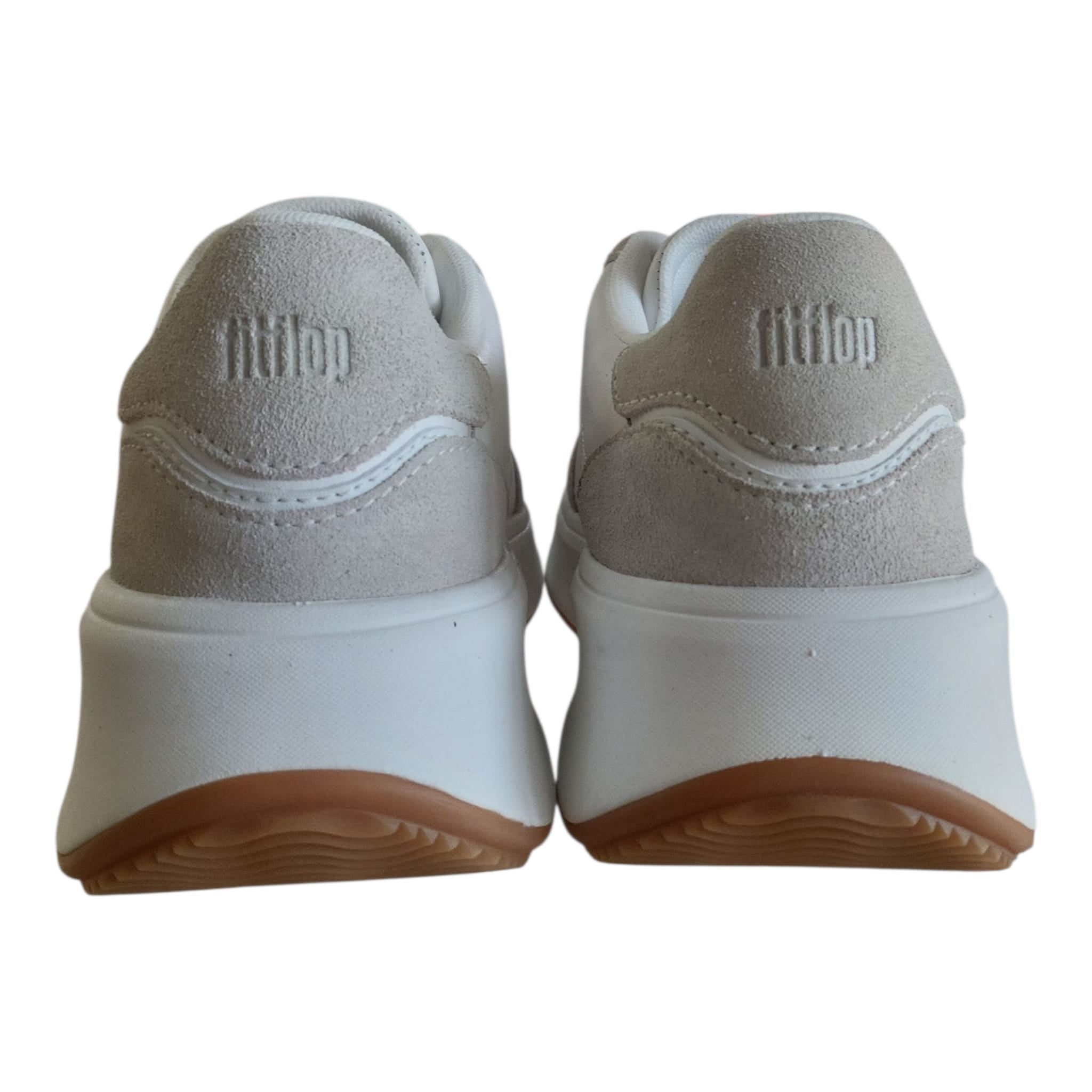 Sneaker donna FitFlop F-Mode T-Toe Wave bianco – comfort e stile quotidiano