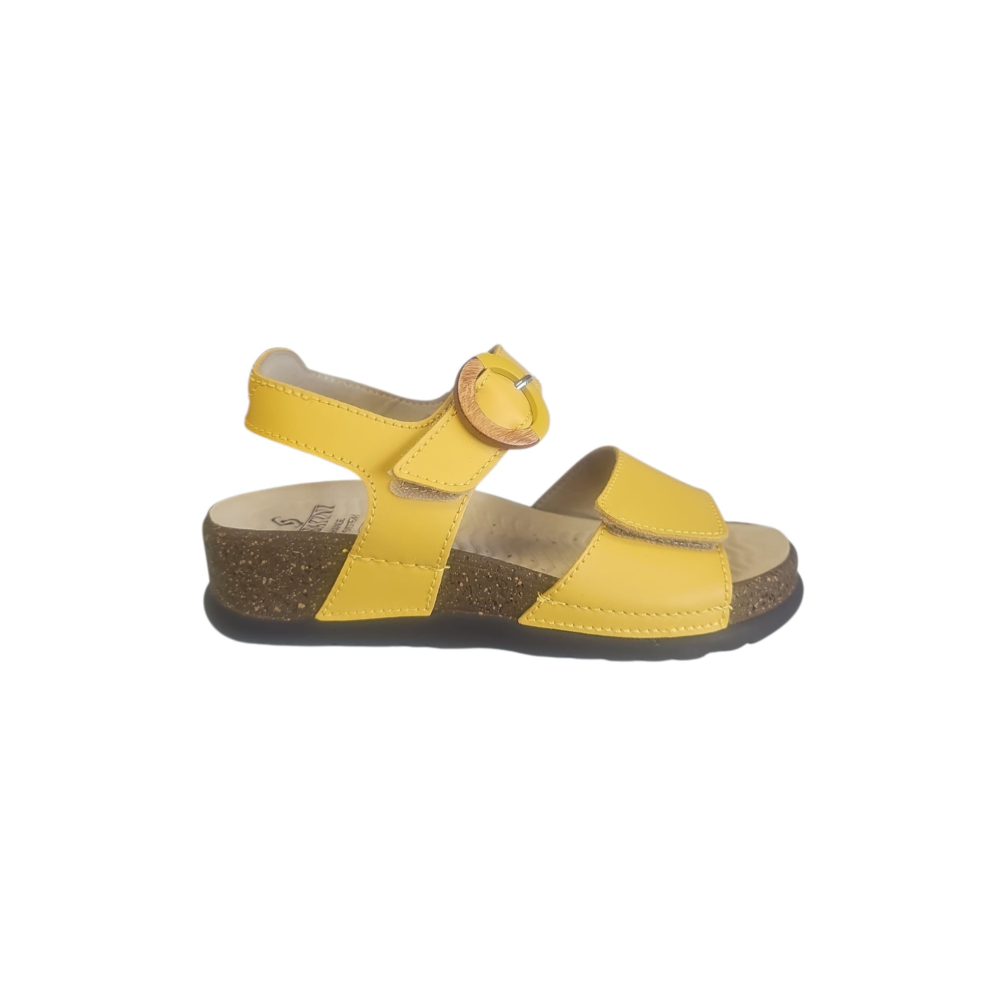 Sabatini Sandalo in Pelle con Soletta Massaggiante Estraibile S1823
