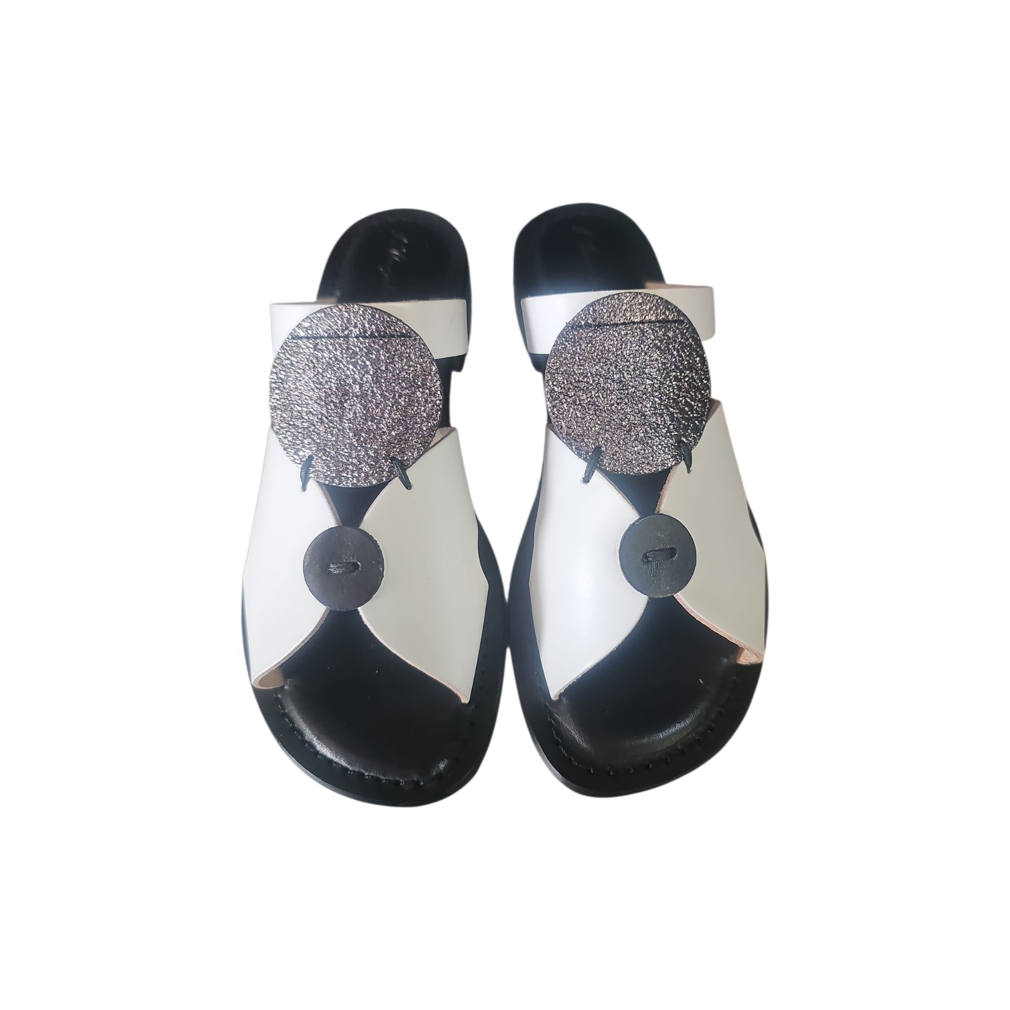 Sabot Donna Juliette in Pelle Bicolore - L'Angolo del Cuoio Firenze