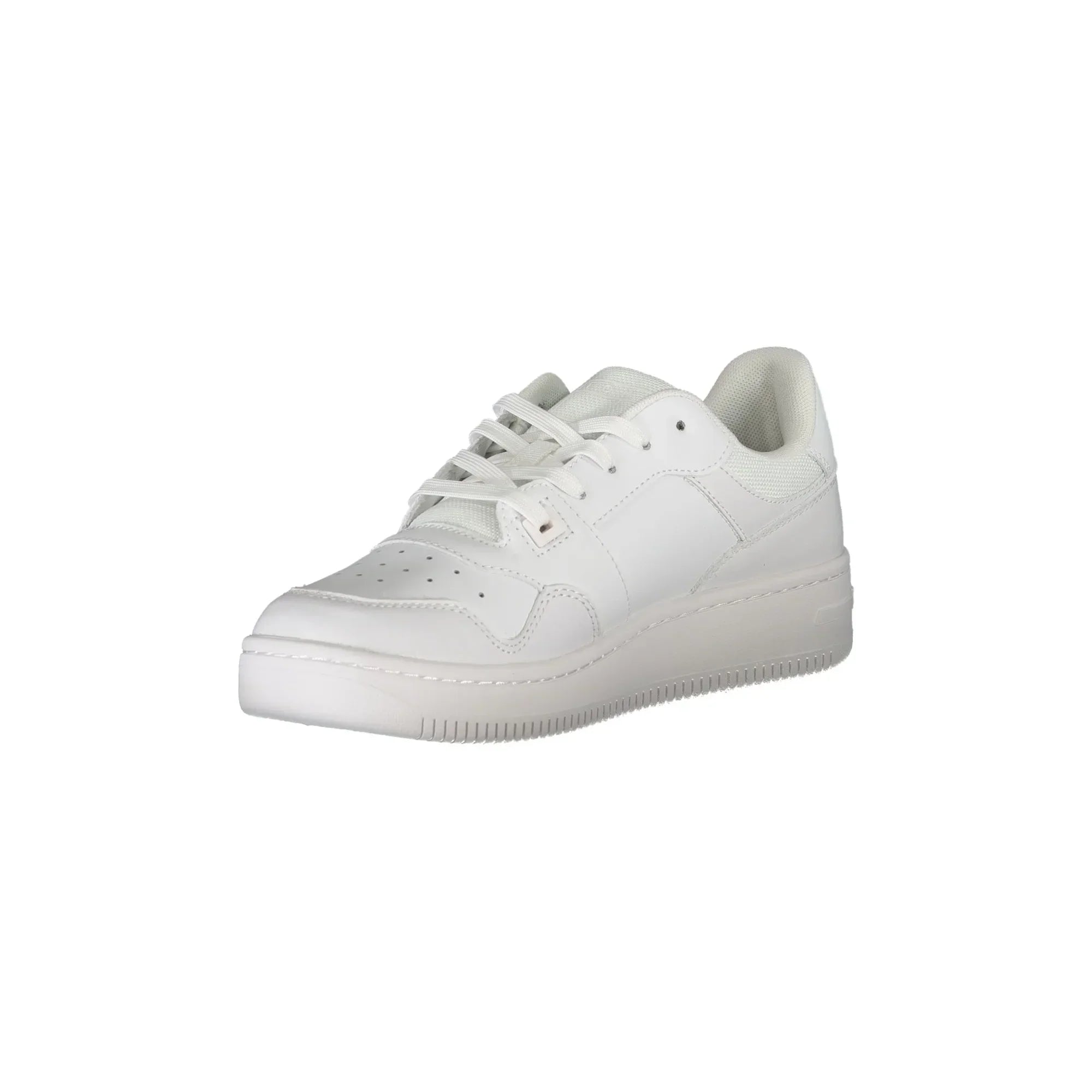 TOMMY HILFIGER Scarpe Sneakers Donna Bianche con Dettagli a Contrasto