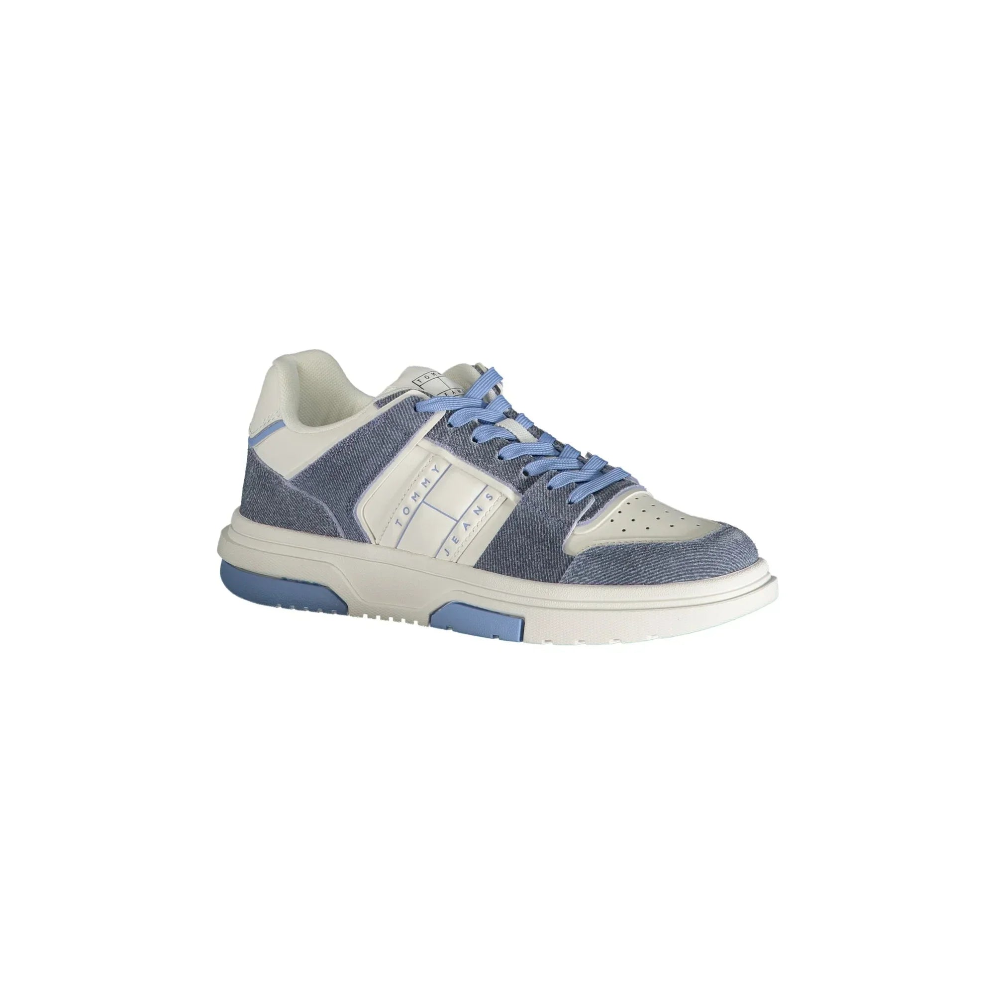 TOMMY HILFIGER Scarpe Sneakers Donna Azzurre con Dettagli a Contrasto
