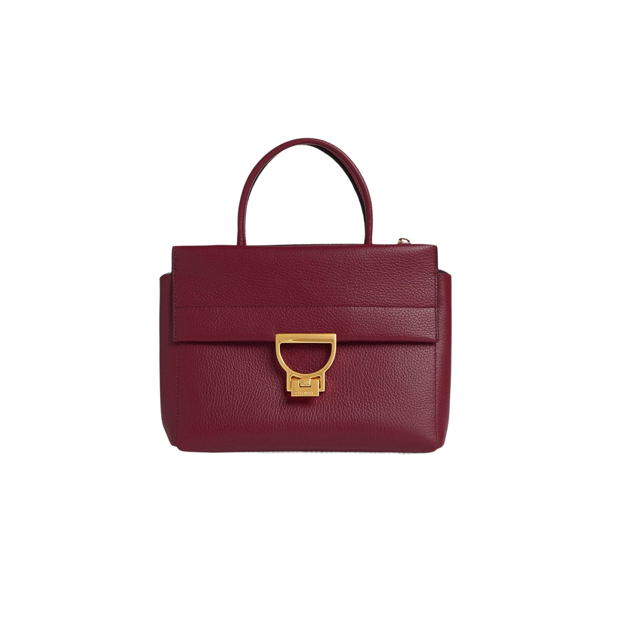 COCCINELLE Borsa Donna a Mano con Tracolla Viola, In Vera Pelle, Arlettis Medium