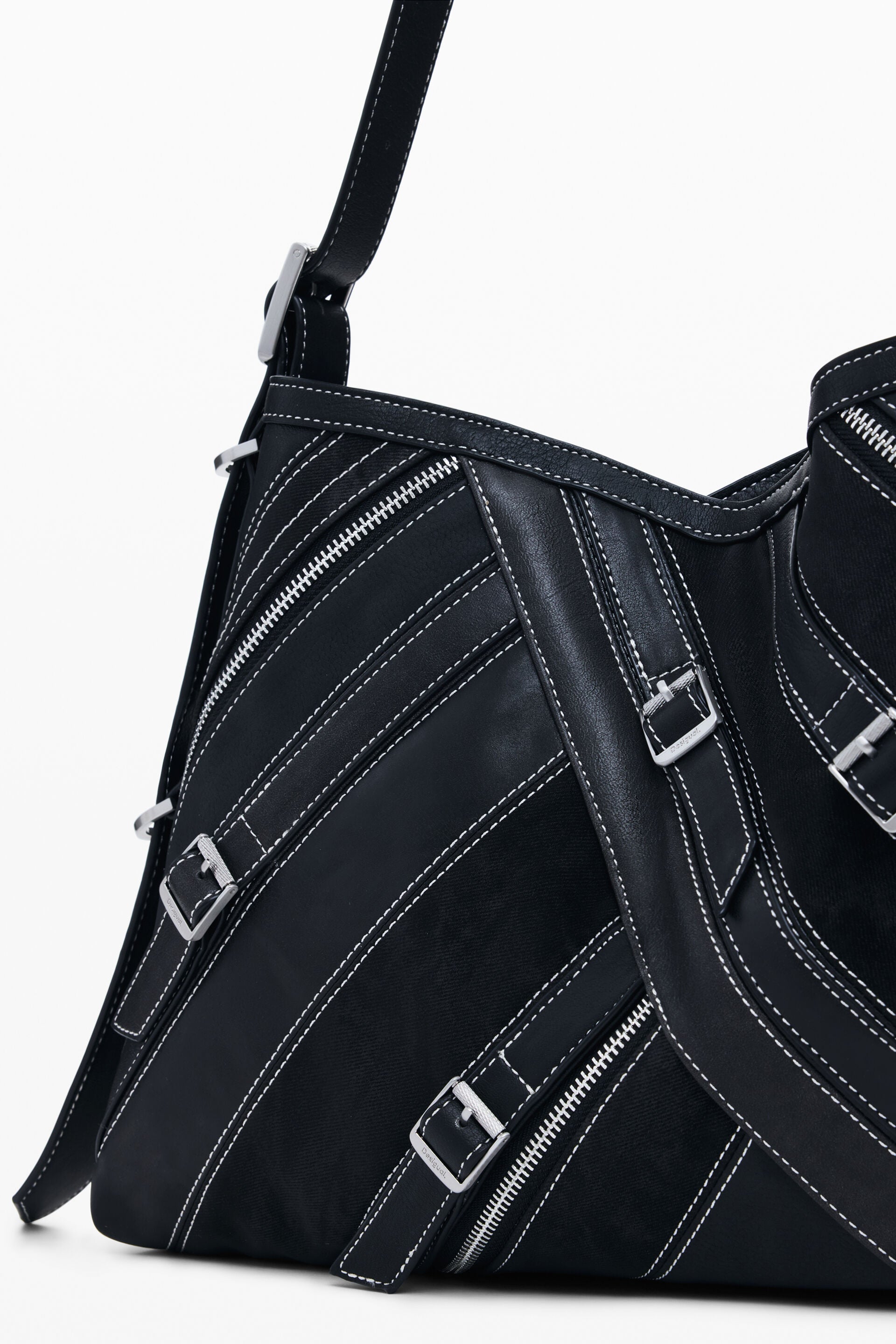 DESIGUAL Borsa Donna a Spalla Nera Fibonacci Buxton