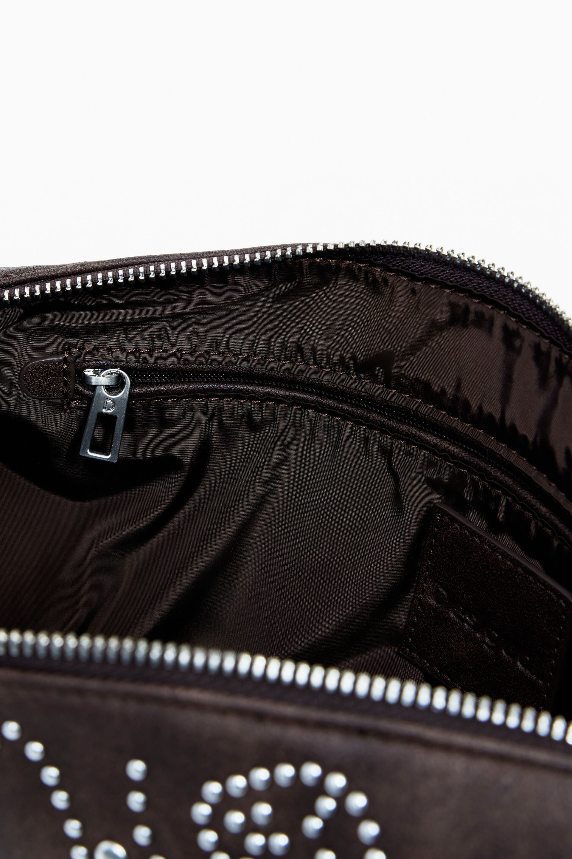 DESIGUAL Borsa Donna a Spalla Marrone, Poker Face Munster
