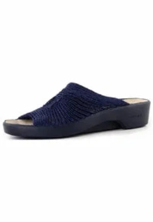 Arcopedico 1301 Ciabatta In Knitted Classic Aperta SPLASH 09 navy