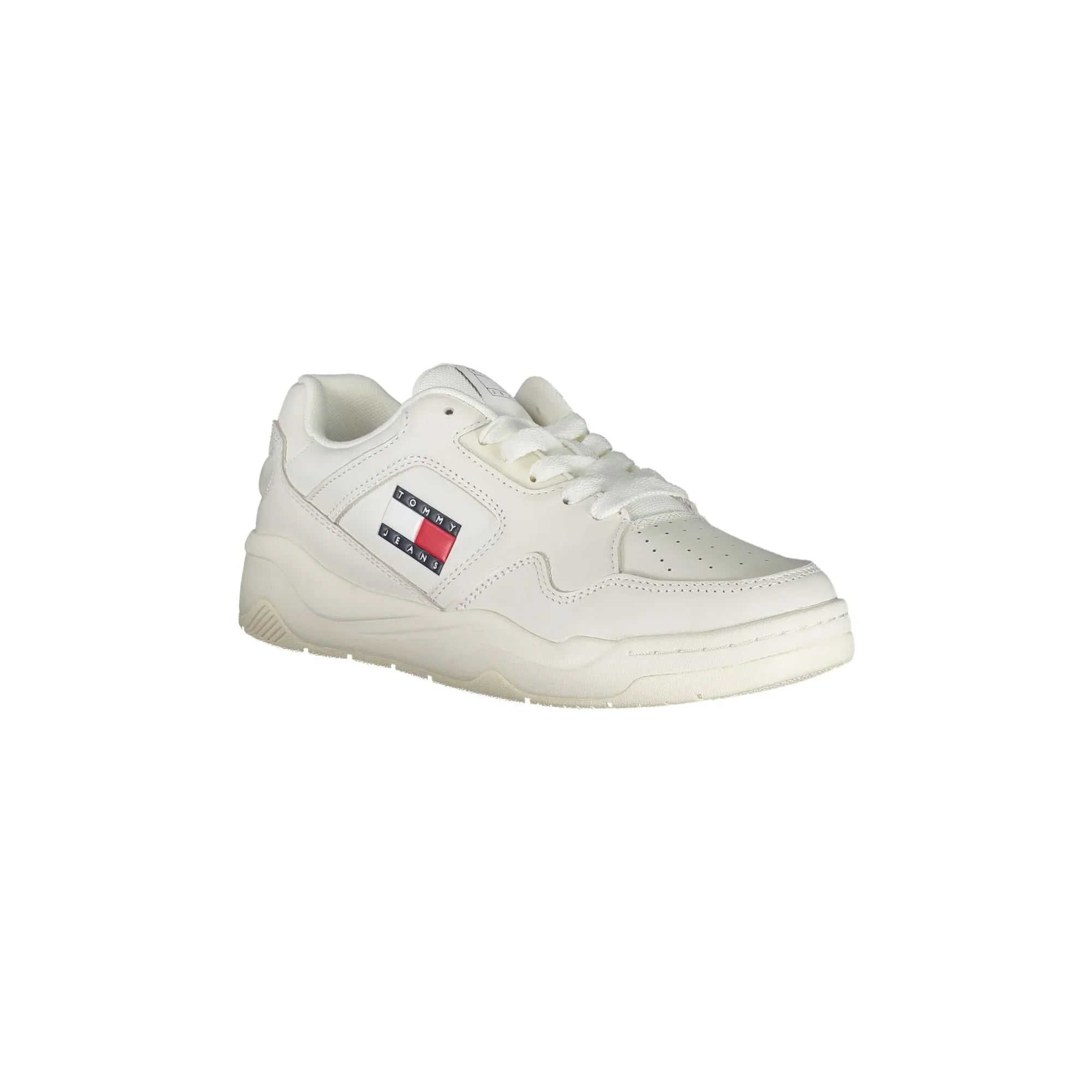 TOMMY HILFIGER Calzatura Sportiva Donna Bianca con Dettagli a Contrasto