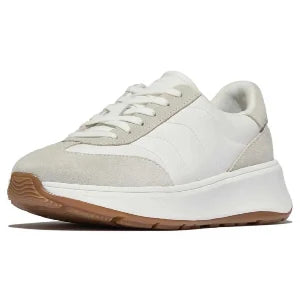 Sneaker donna FitFlop F-Mode T-Toe Wave bianco – comfort e stile quotidiano