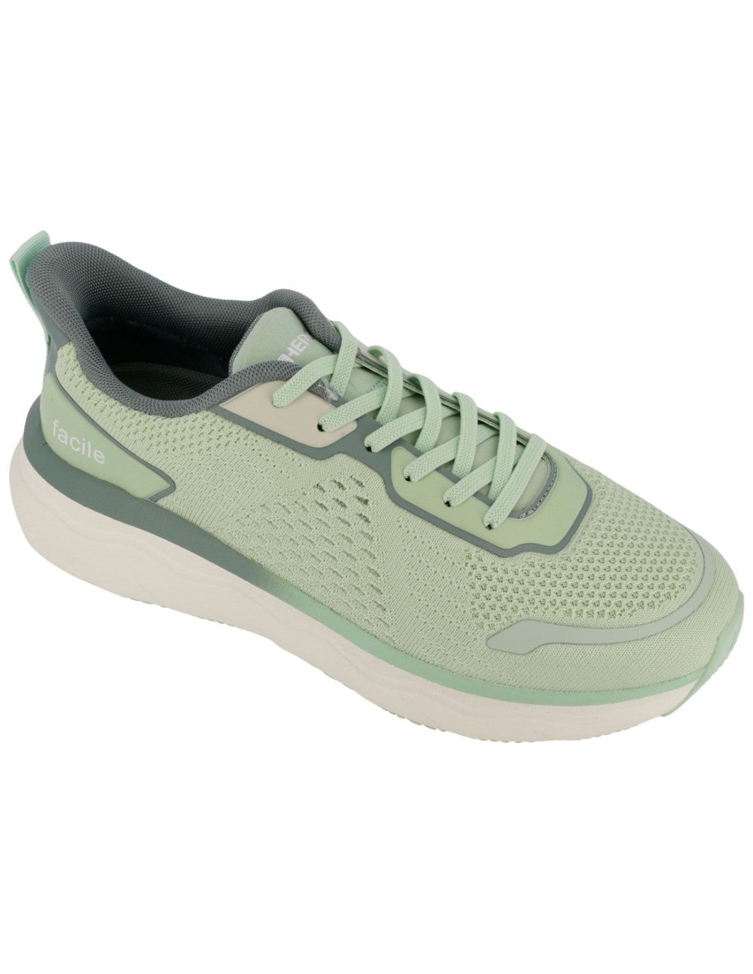 Hergos H3840 – Sneaker Comfort Ultraleggera con Plantare Estraibile | Verde Menta