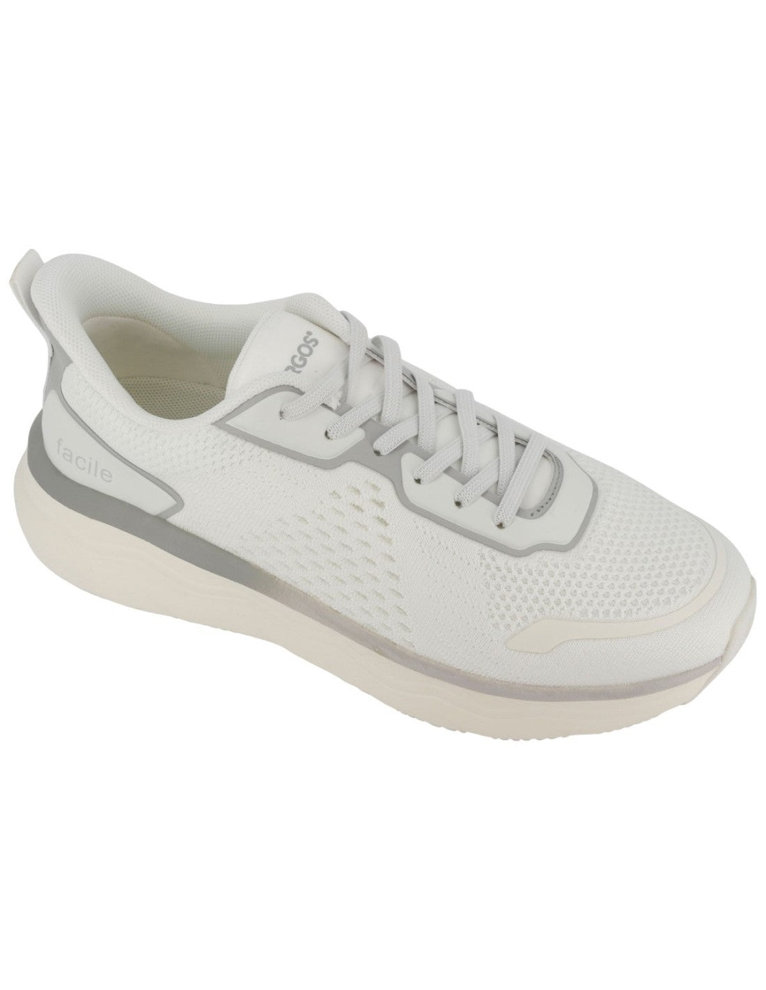 Hergos H3840 – Sneaker Comfort Ultraleggera con Plantare Estraibile | Bianco