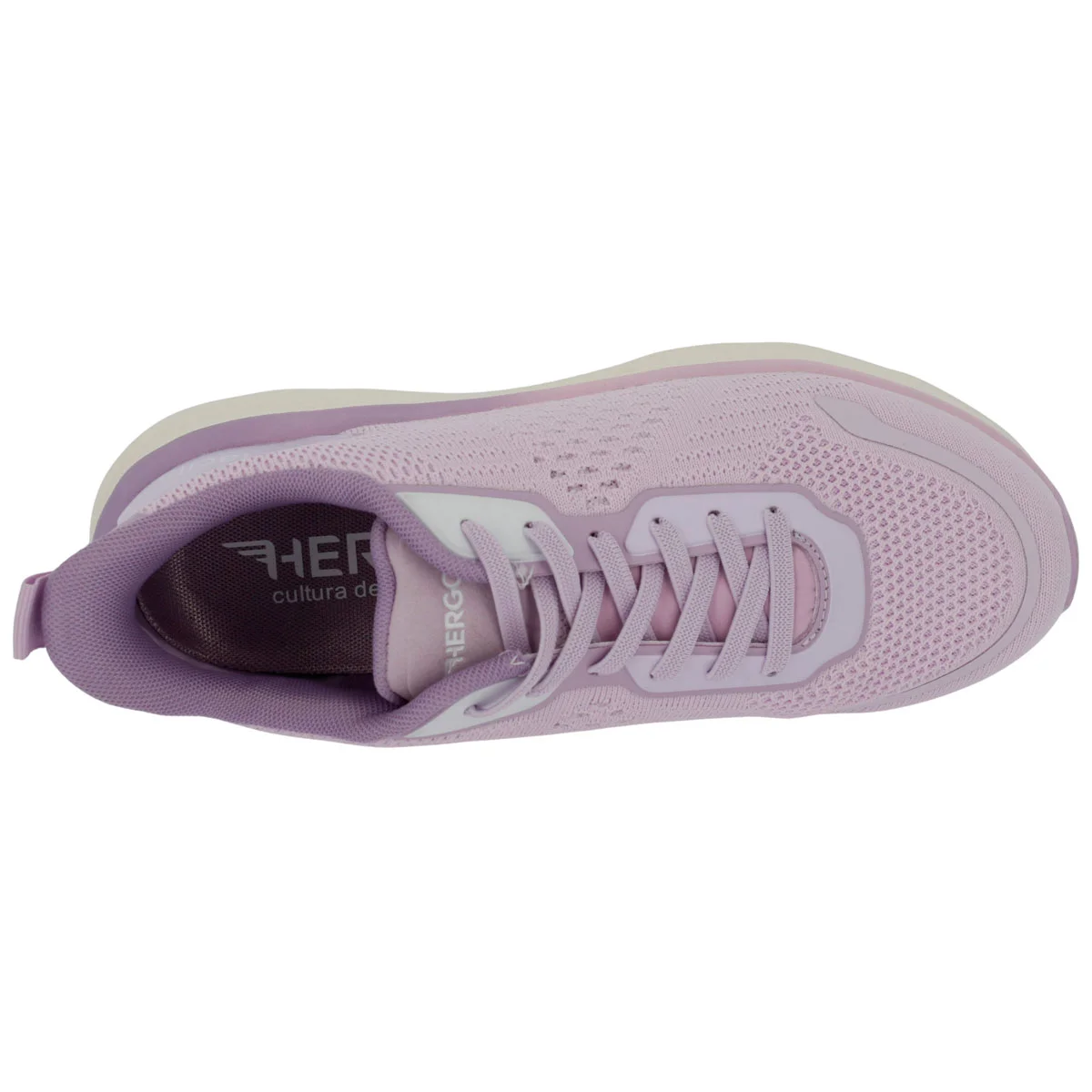 Hergos H3840 – Sneaker Comfort Ultraleggera con Plantare Estraibile | Glicine