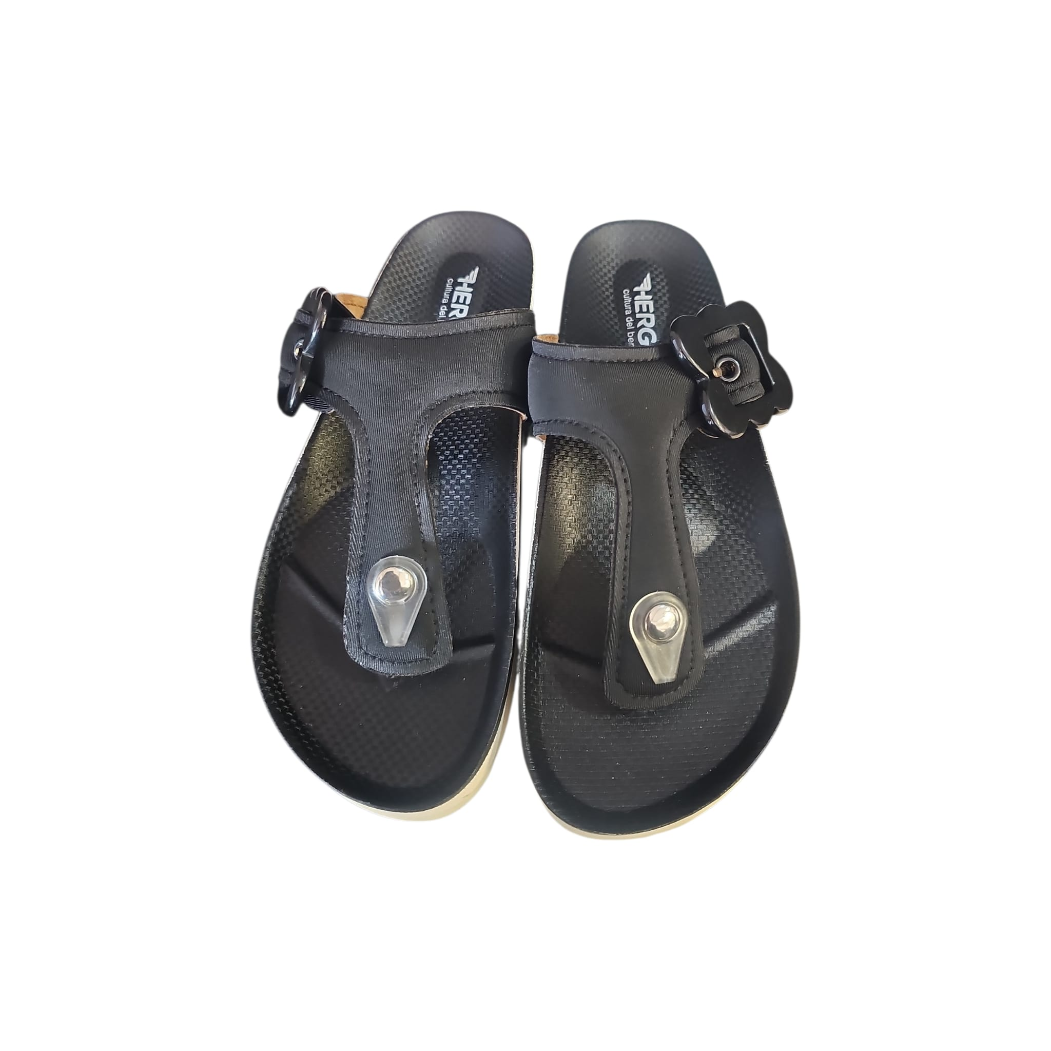 Infradito Donna Hergos – Comoda, Elegante e Sicura | Nero
