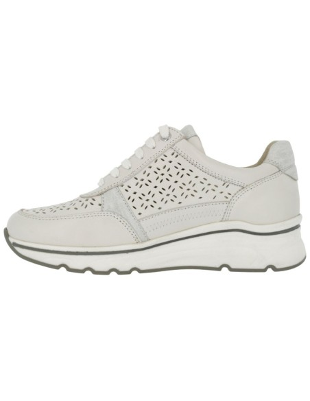 Sneaker Donna Sabatini S6020 – Vitello Bianco con zip