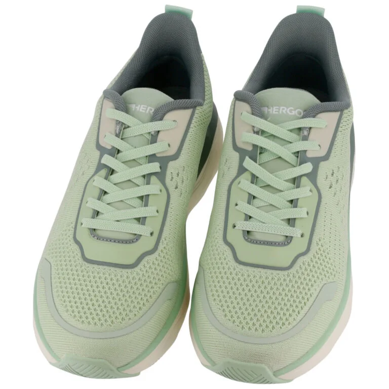 Hergos H3840 – Sneaker Comfort Ultraleggera con Plantare Estraibile | Verde Menta