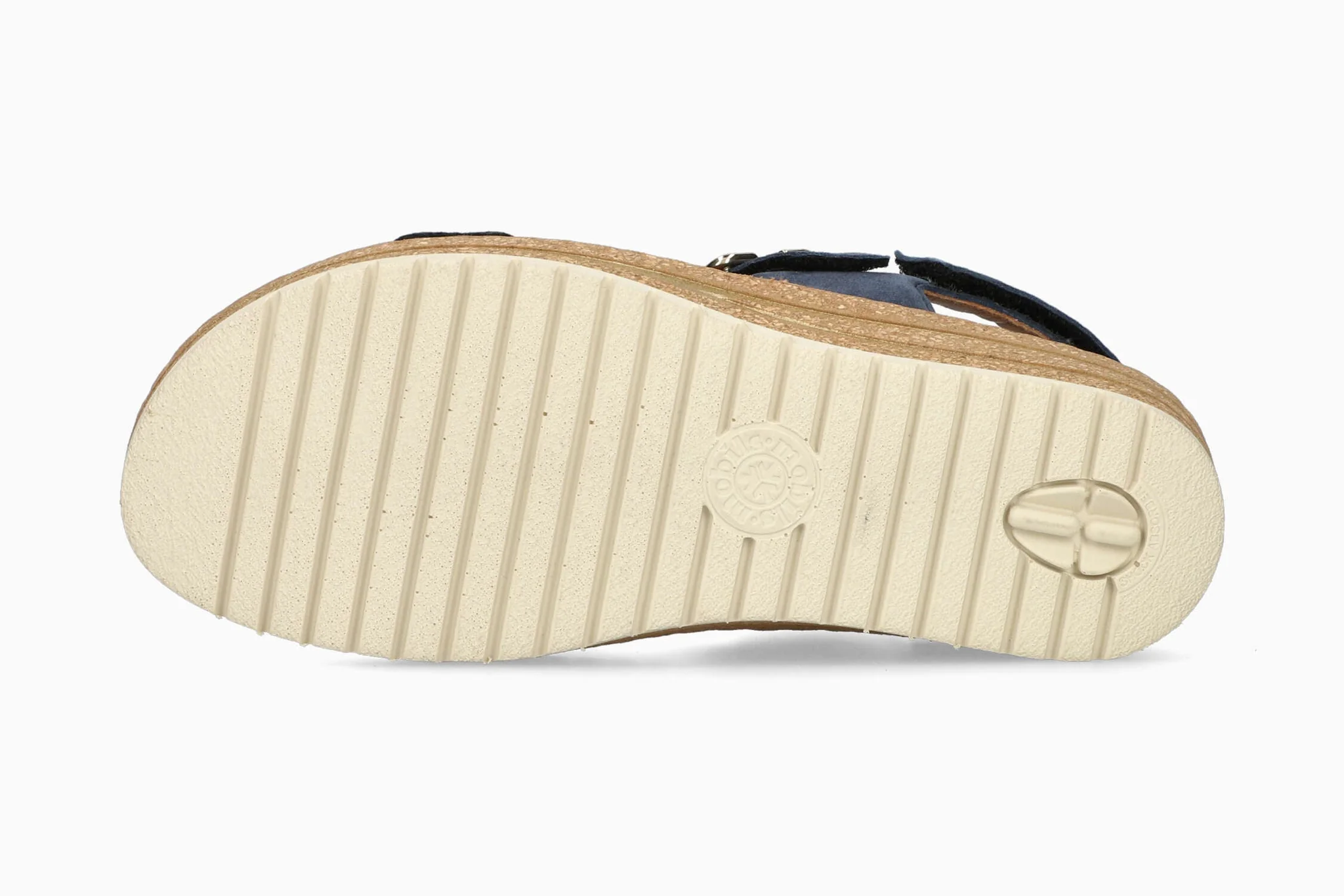 Mephisto MOBILS Rory – Sandalo Donna Blu in Pelle con Zeppa e Plantare Estraibile