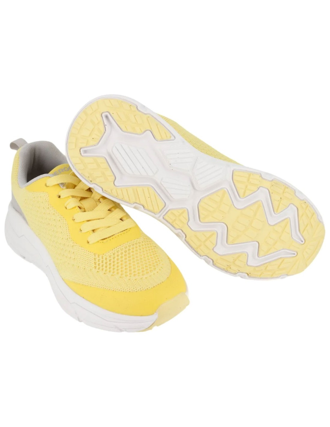 Hergos H3800 – Sneaker Donna Tessuto Tecnico Giallo e Grigio