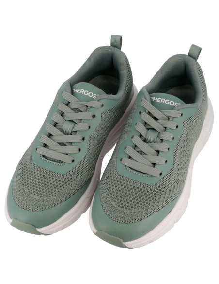 Sneaker Donna Hergos H3800 Shanghai – Tessuto Tecnico Verde Salvia