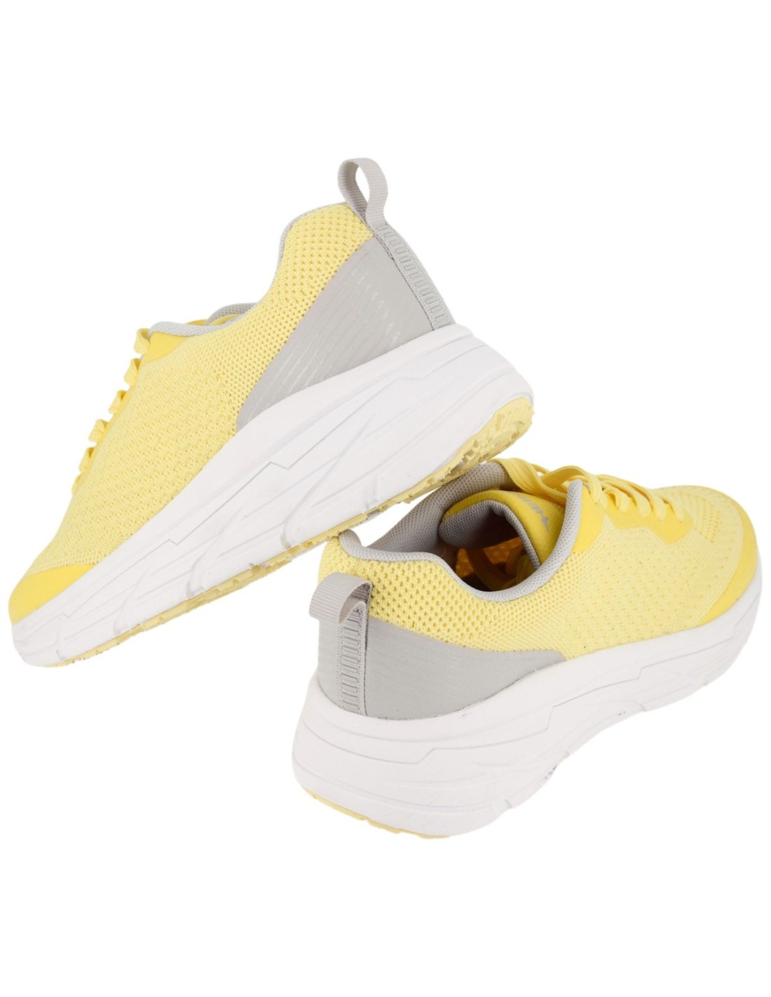 Hergos H3800 – Sneaker Donna Tessuto Tecnico Giallo e Grigio